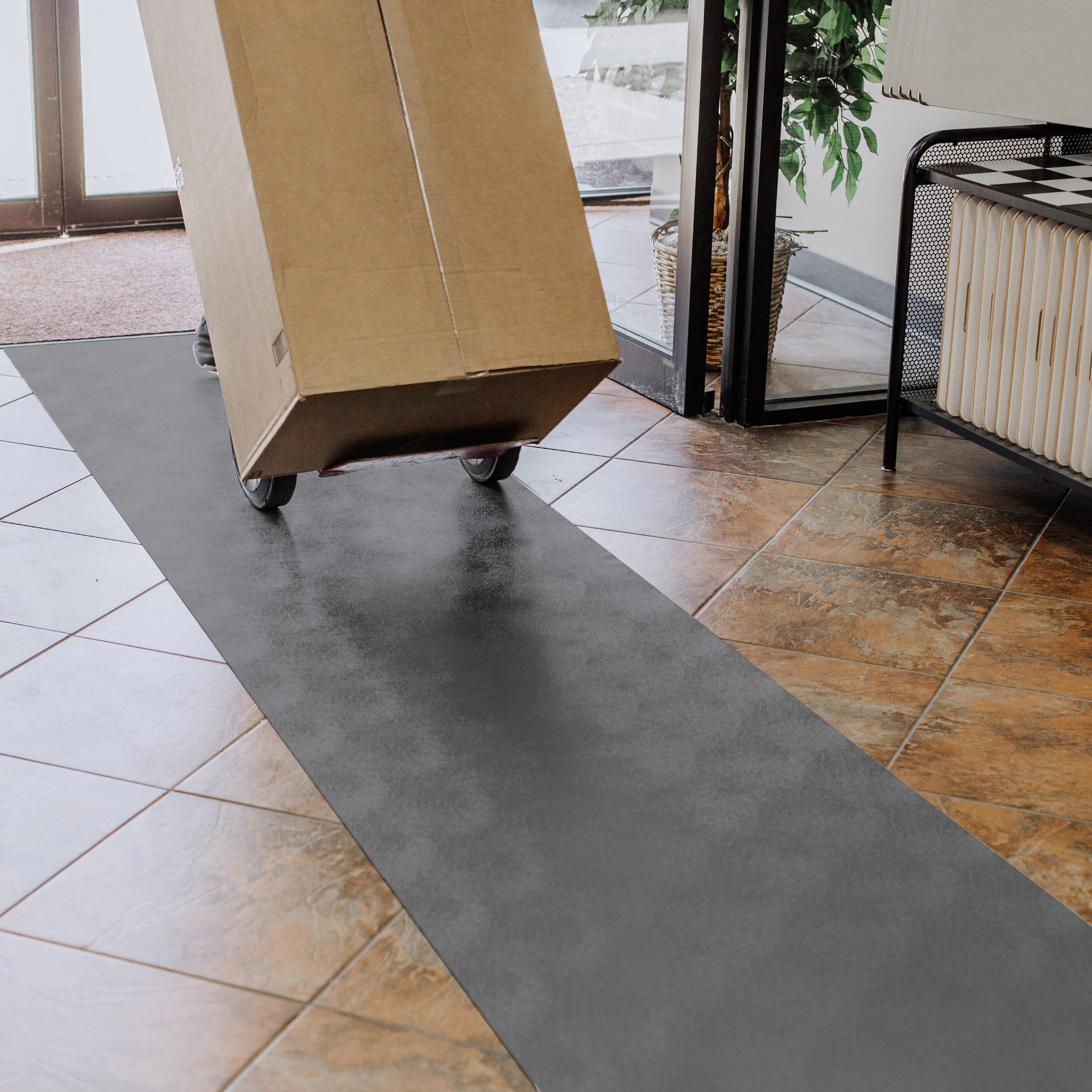 G-Floor GRUN55LV3024SG 2-1/2-ft x 24-ft x 55-mil T Levant PVC Garage Flooring Roll ( 60-Sq. Feet )