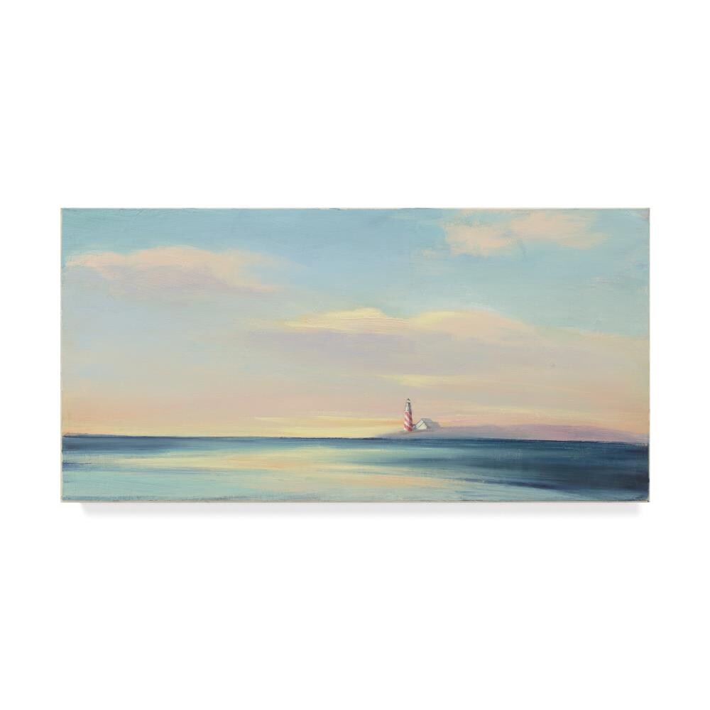 Trademark Fine Art WAP05420-C1632GG Framed 16-in H x 32-in W Landscape Print on Canvas