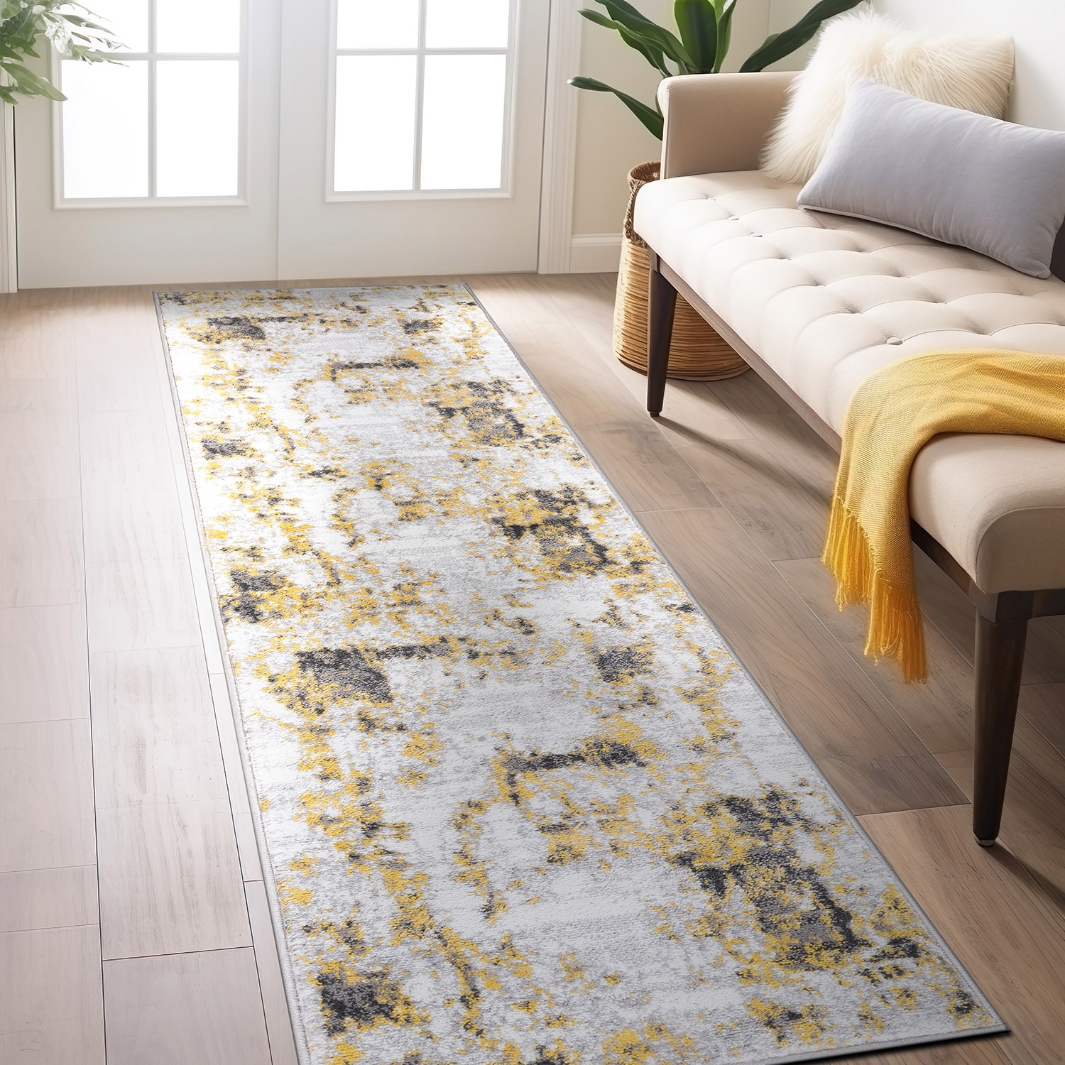 World Rug Gallery 937YELLOW2X7 rugs - View #2
