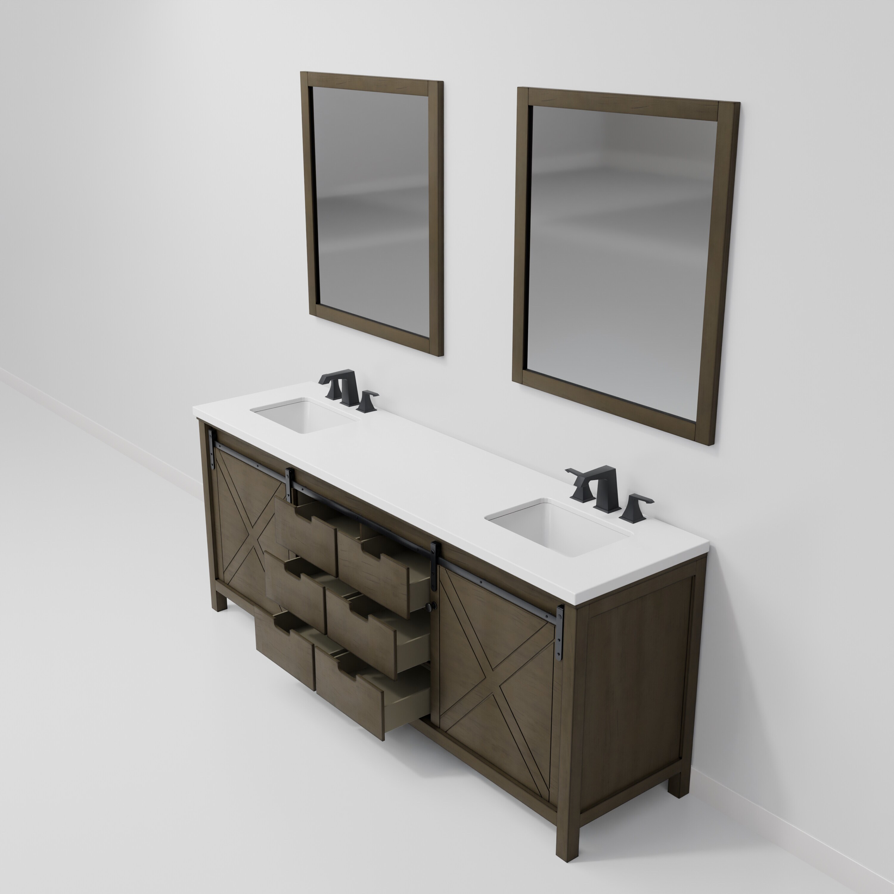 Lexora LM342284DKCSM34F Bath-Vanity-Combo - View #7