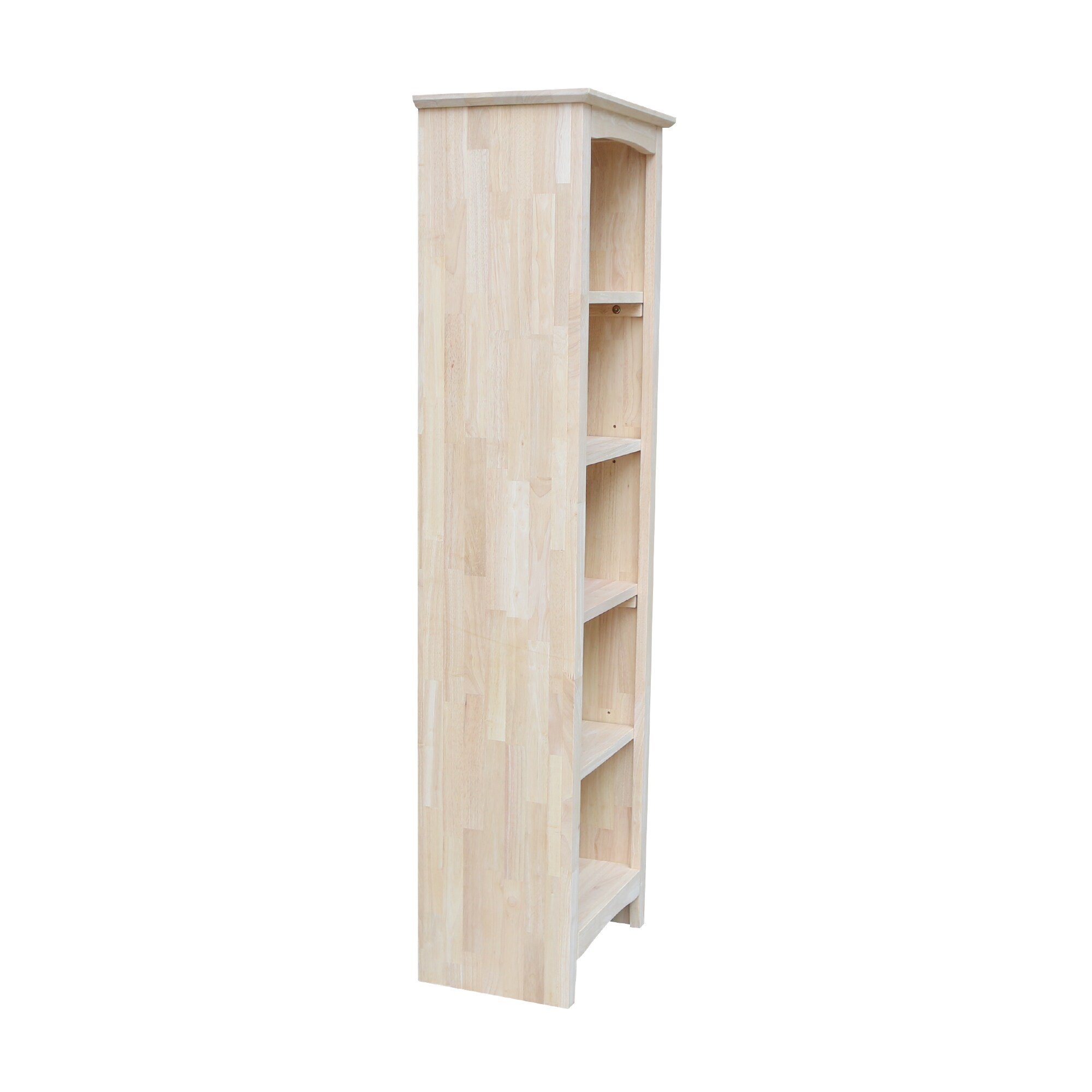 5 Shelf Modular Bookcase, 36 Inch Tall Bookcase With Doors
