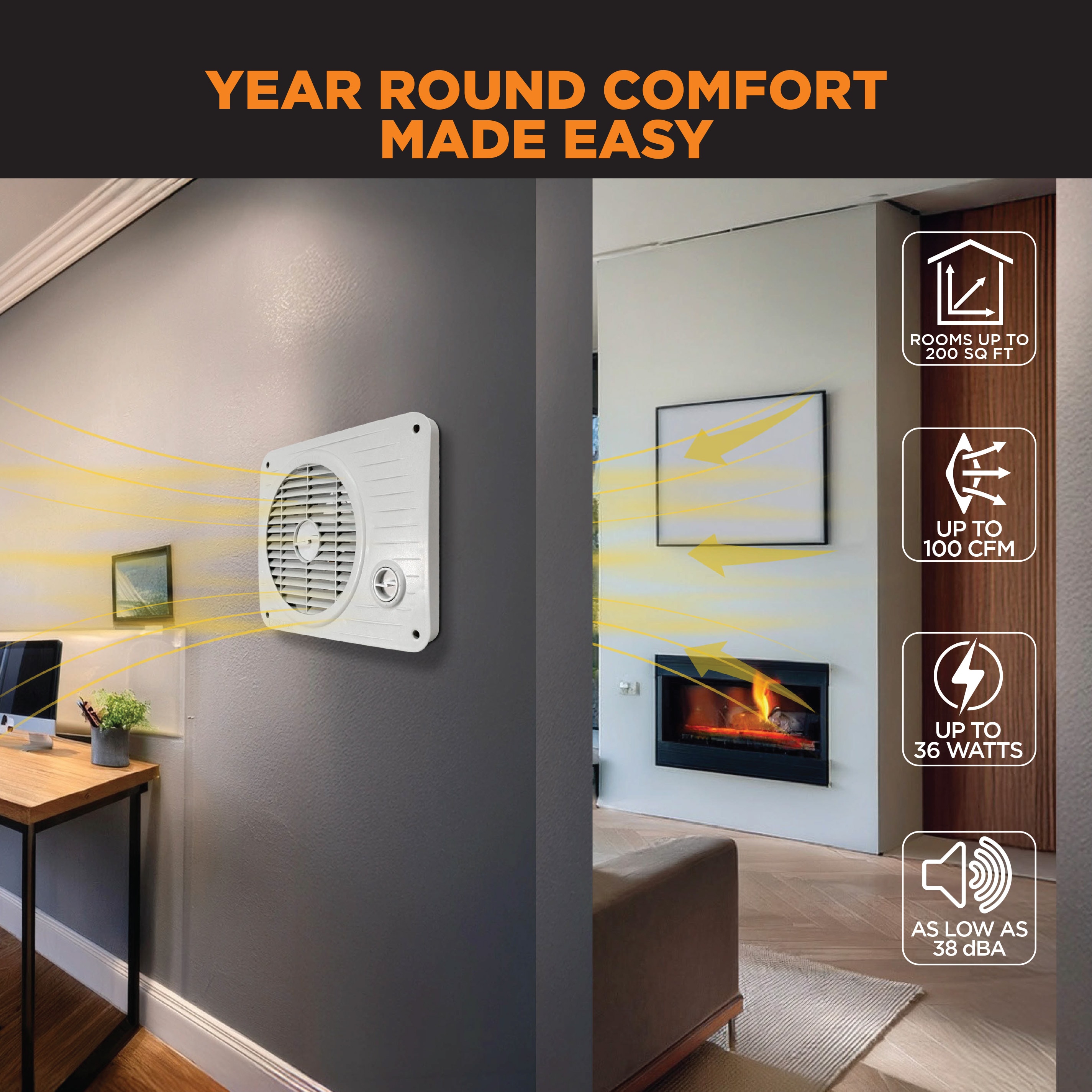 SUNCOURT TW208P Through-Wall-Fans - View #8