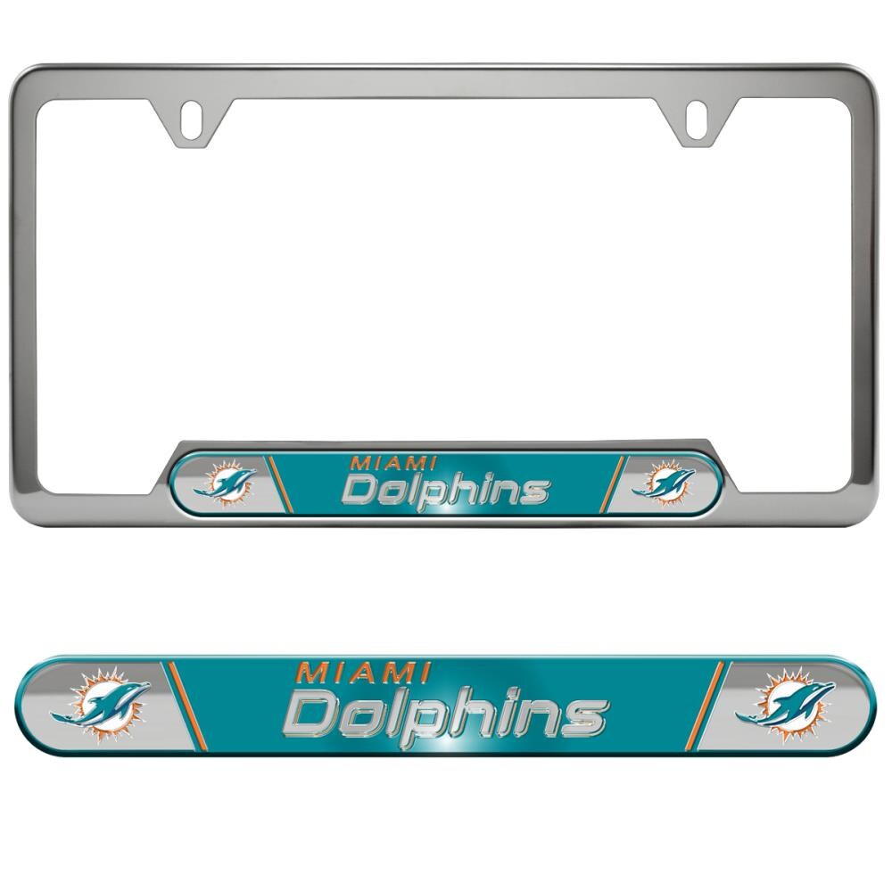 Team ProMark FRUNF16 Miami Dolphins License Plate Frame