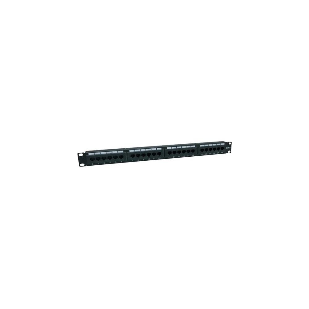 SkilledPower ZX9SYBA17717 19 in. Cat6 24-Port Patch Panel