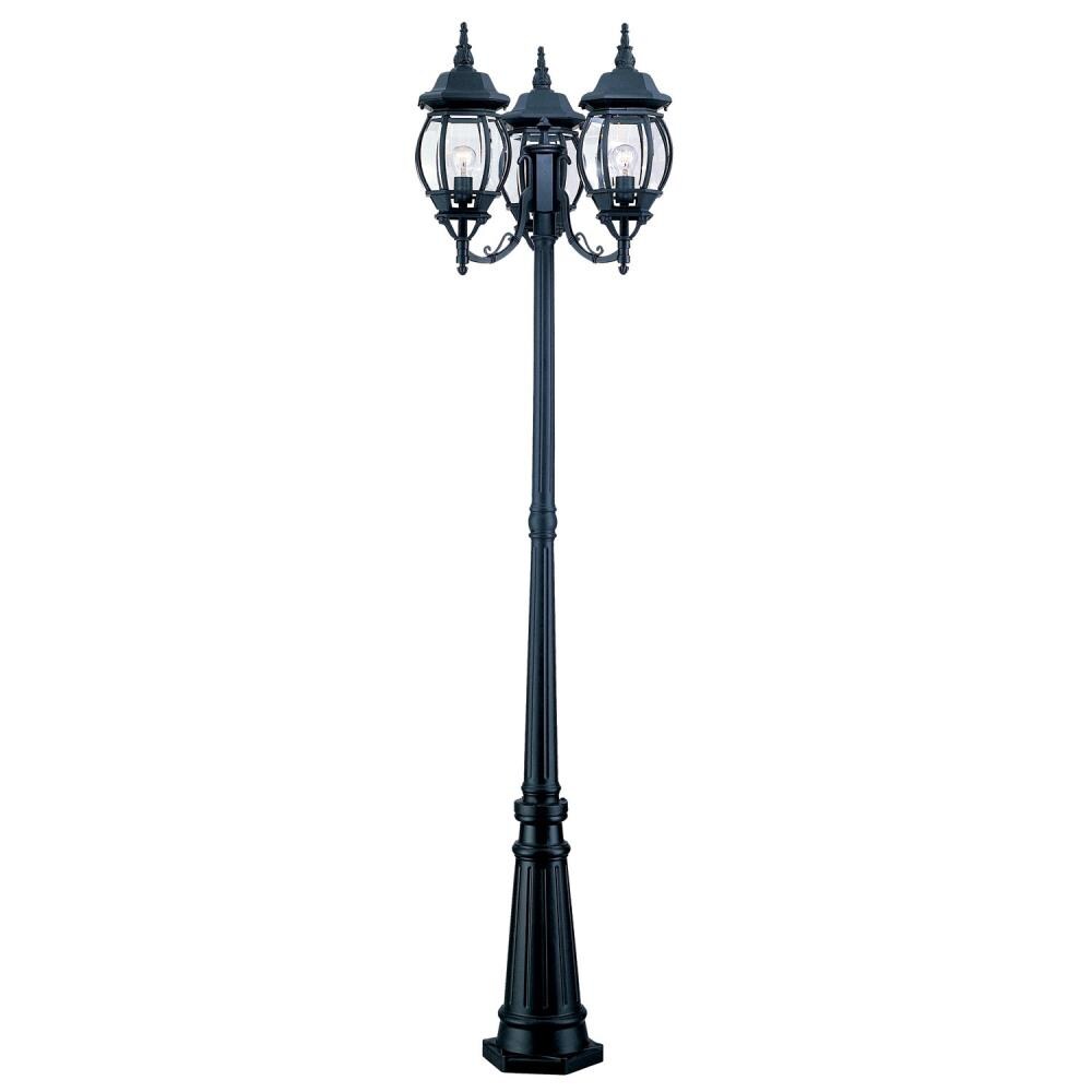 Acclaim Lighting 5179BK Chateau 85.0-Inches H Matte black Hardwired Incandescent Post light