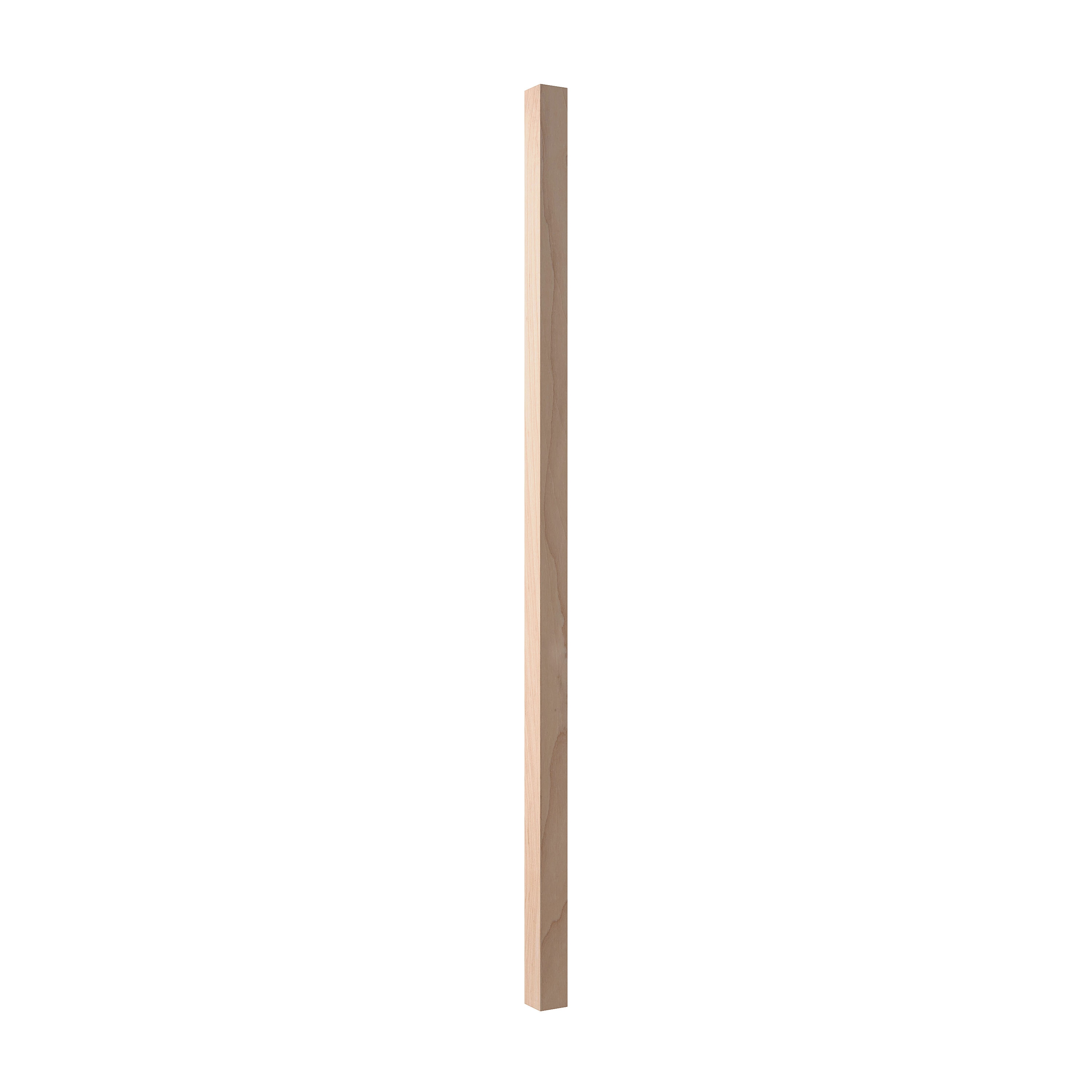 Crown Heritage 454506042 42-in x 1.25-in Craftsman Unfinished Maple Square Top Stair Baluster