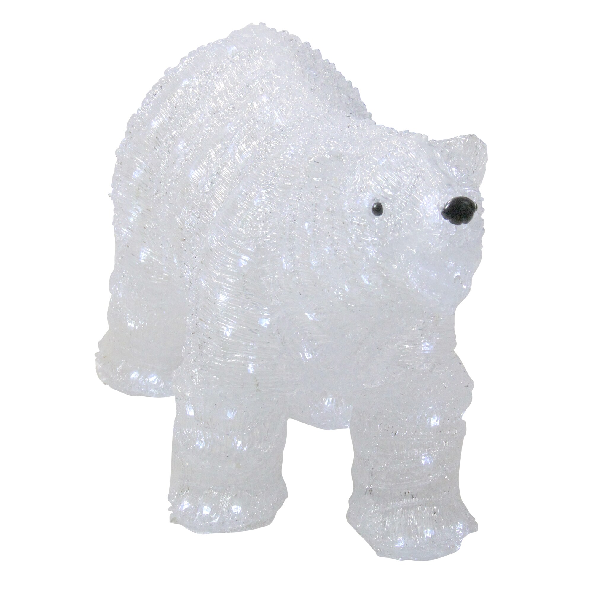 Northlight 14-in Lighted Figurine Bear Electrical Outlet Christmas ...