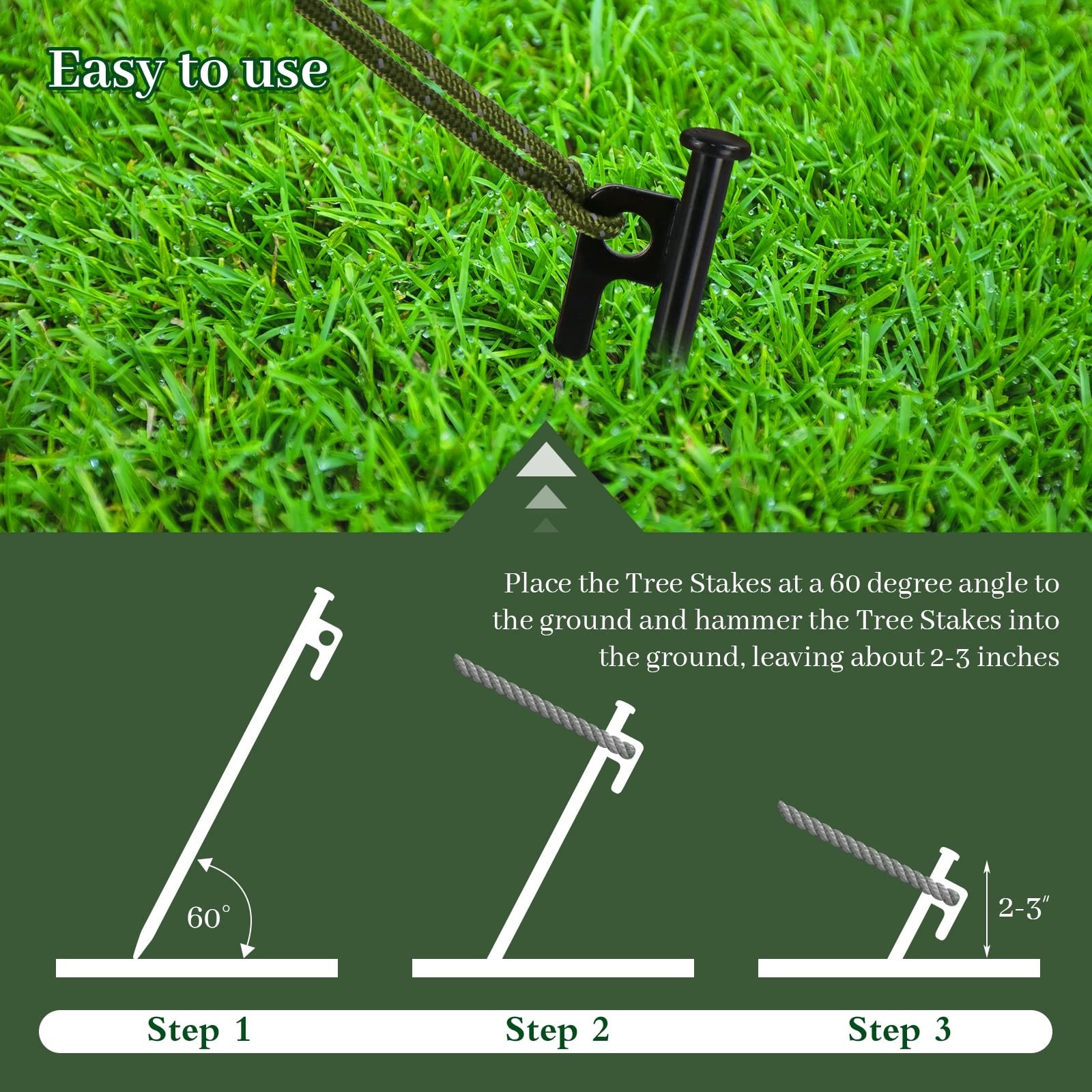 Adrinfly LAD0421S24 Tree-Stakes-Ties - View #7
