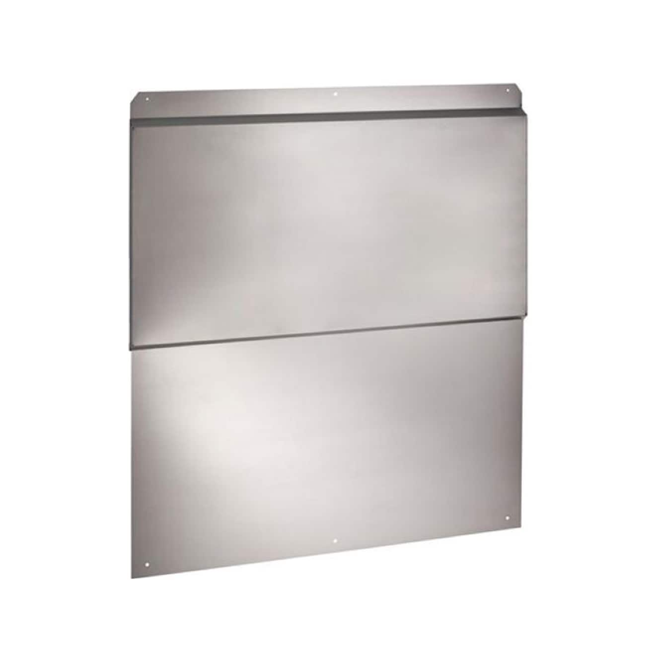 Broan Duct-free Universal Backsplash Plate (Stainless Steel) in