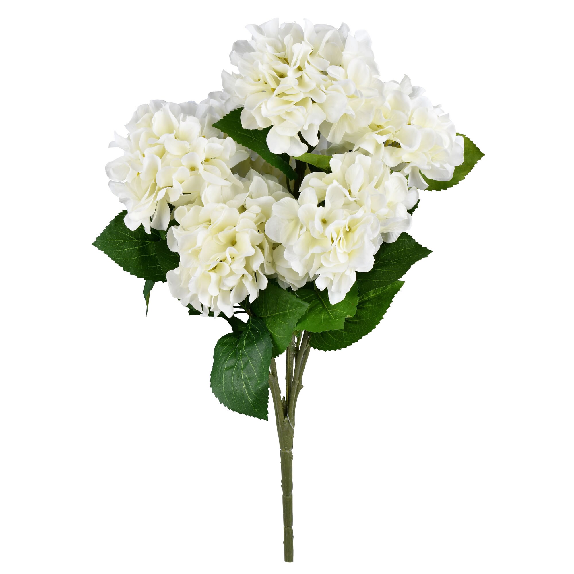 Vickerman FR190211 21-Inches White Indoor Desktop Hydrangea Artificial flower
