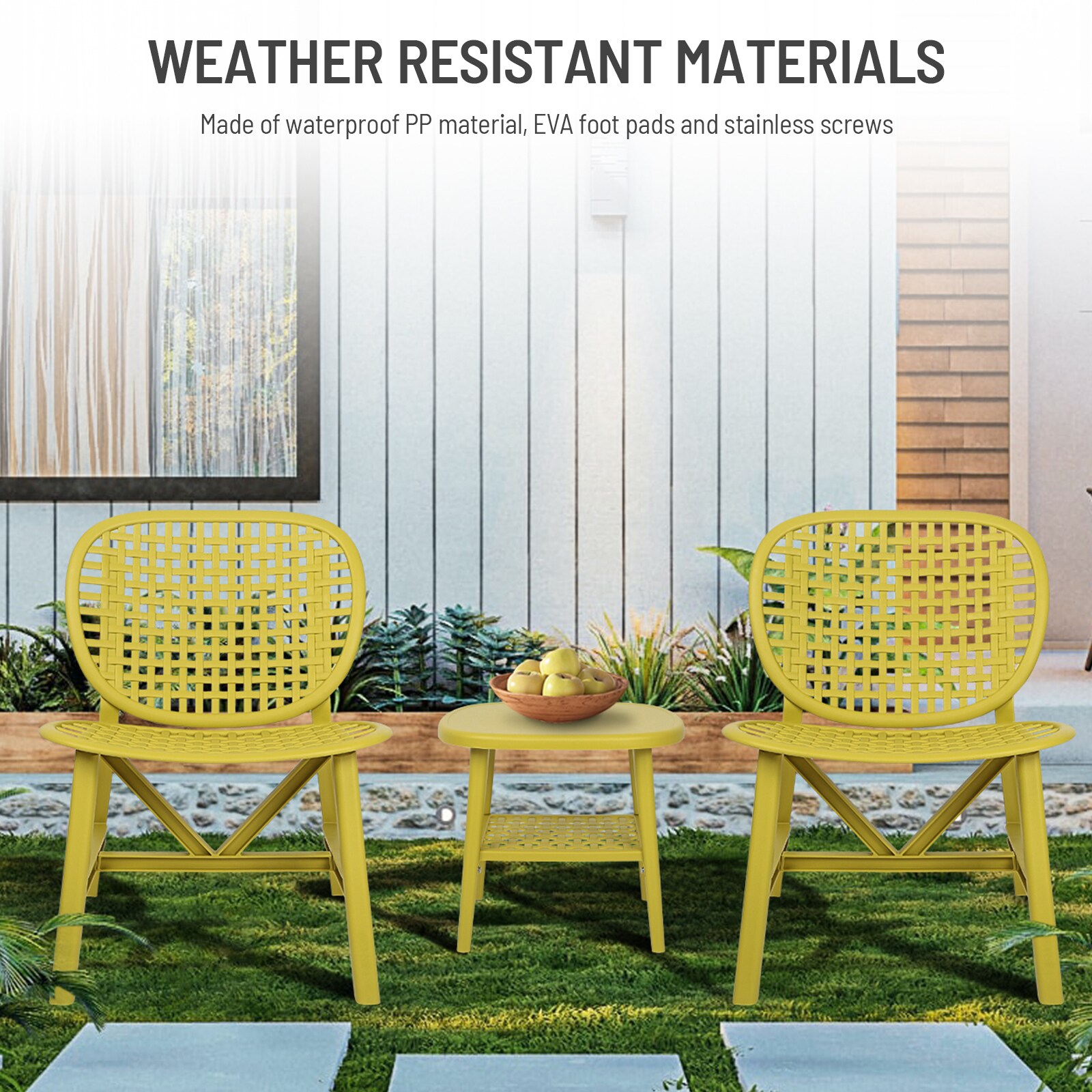 Miki Shinly FCP-7236-03QI Patio-Conversation-Sets - View #9