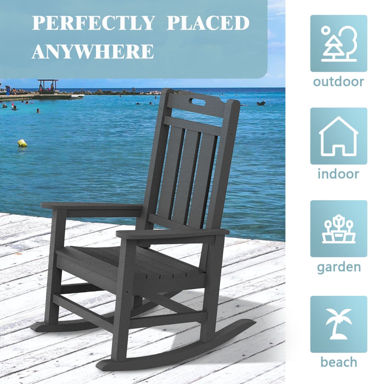 Forclover HYFAS04GR Patio-Chairs - View #5