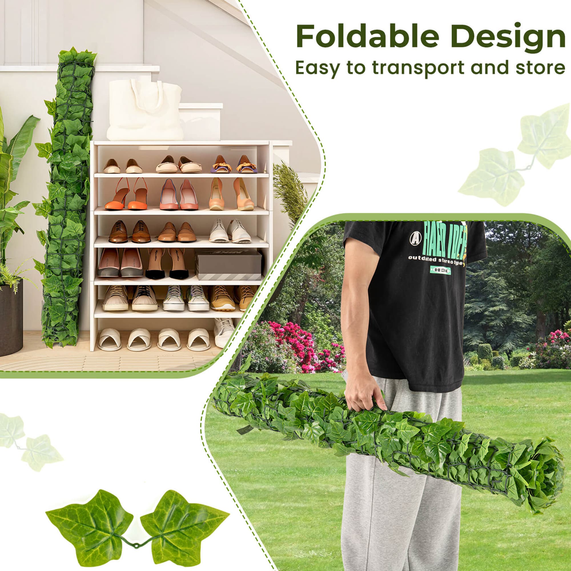 Costway HCST03009 Garden-Utility-Fencing - View #4