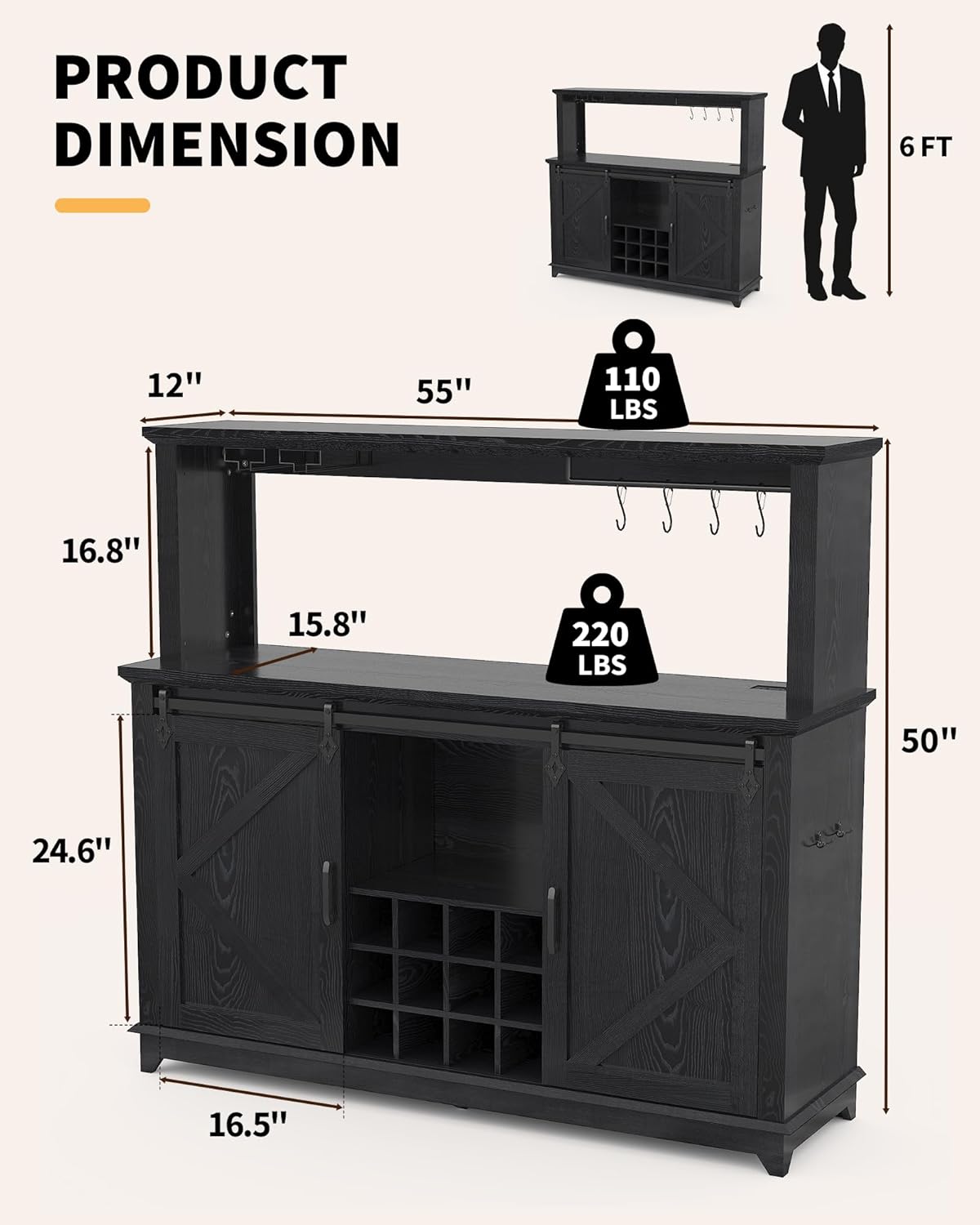 Qeetex QET-BC-CJ12 Home-Bars - View #2