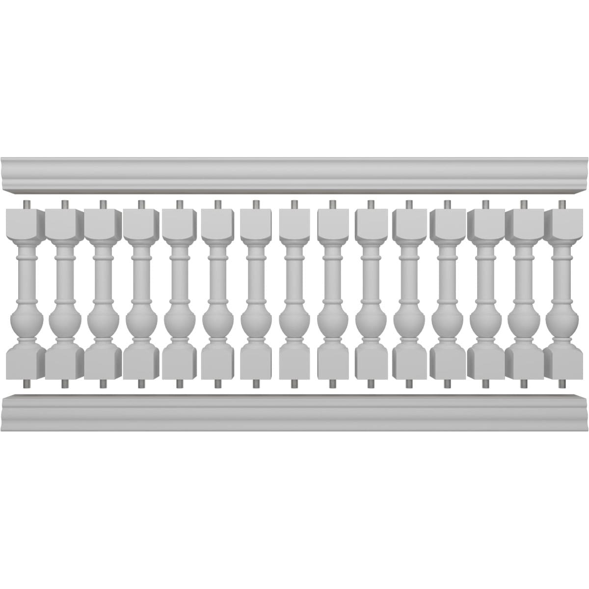 Ekena Millwork BALK42X096YOA railings - View #5