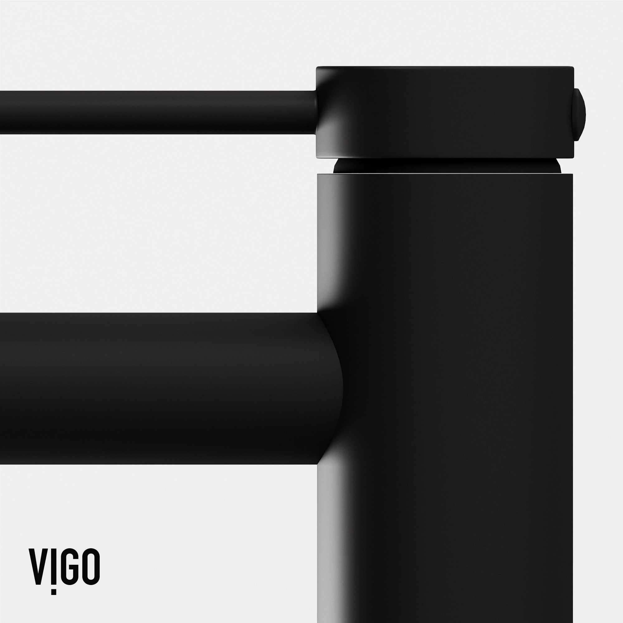 Matte Black 11" Brass Single Handle Vessel Bathroom Faucet