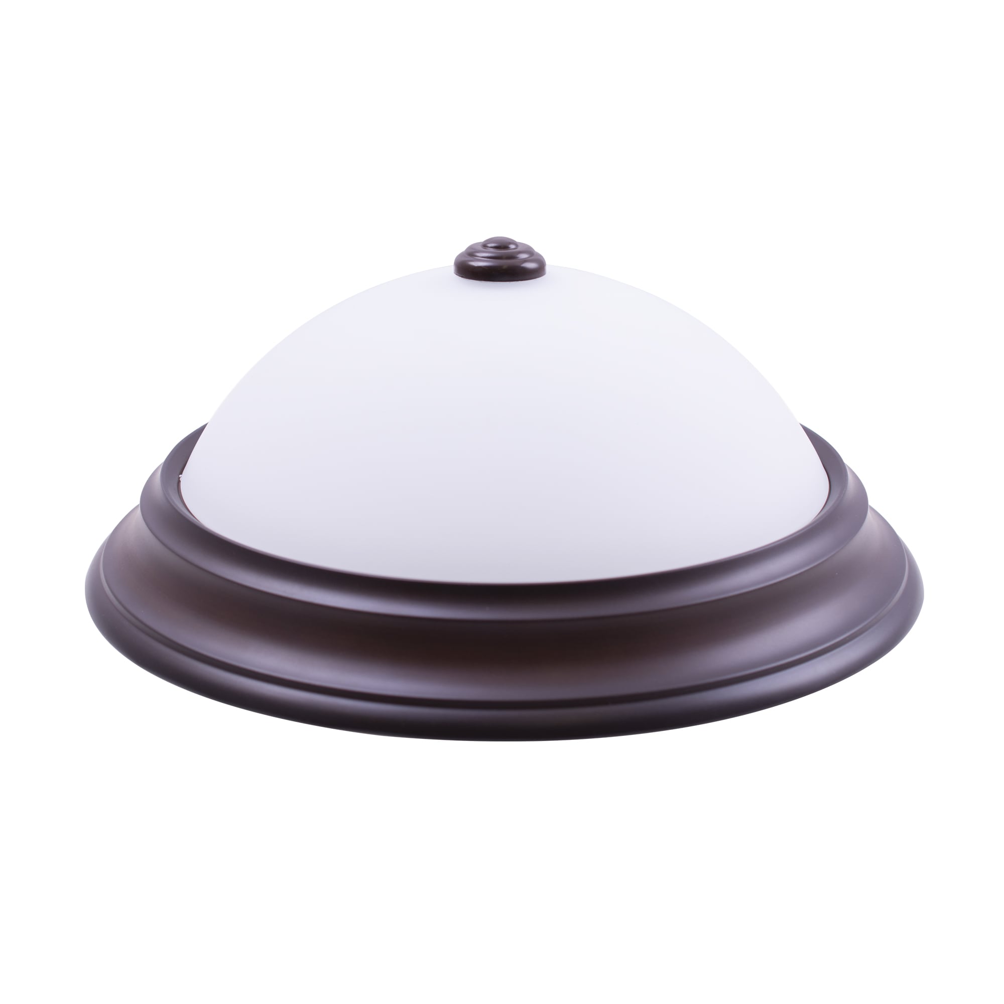 Project Source MXL1057-LED24K9030B 1 -Light 13-in Matte Bronze Integrated LED Flush Mount Light