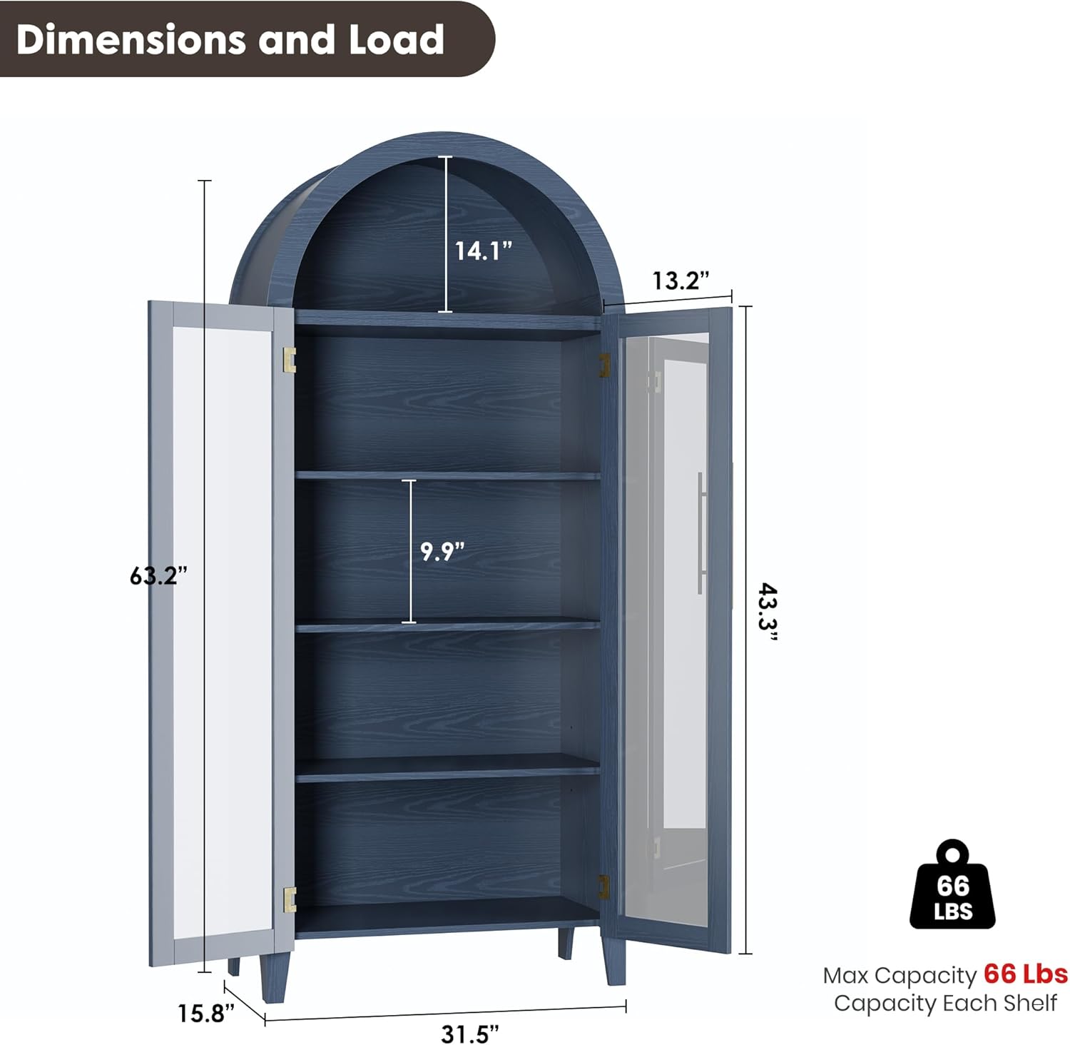 WhizMax LW-PT-BLUEYYW Pull-Out-Cabinet-Baskets - View #4