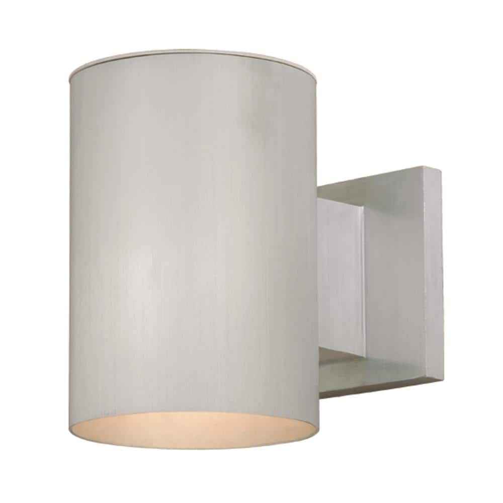 Cascadia CO-OWD050SL Chiasso 1 -Light 7.25-in H Satin Aluminum Hardwired Outdoor Wall Light