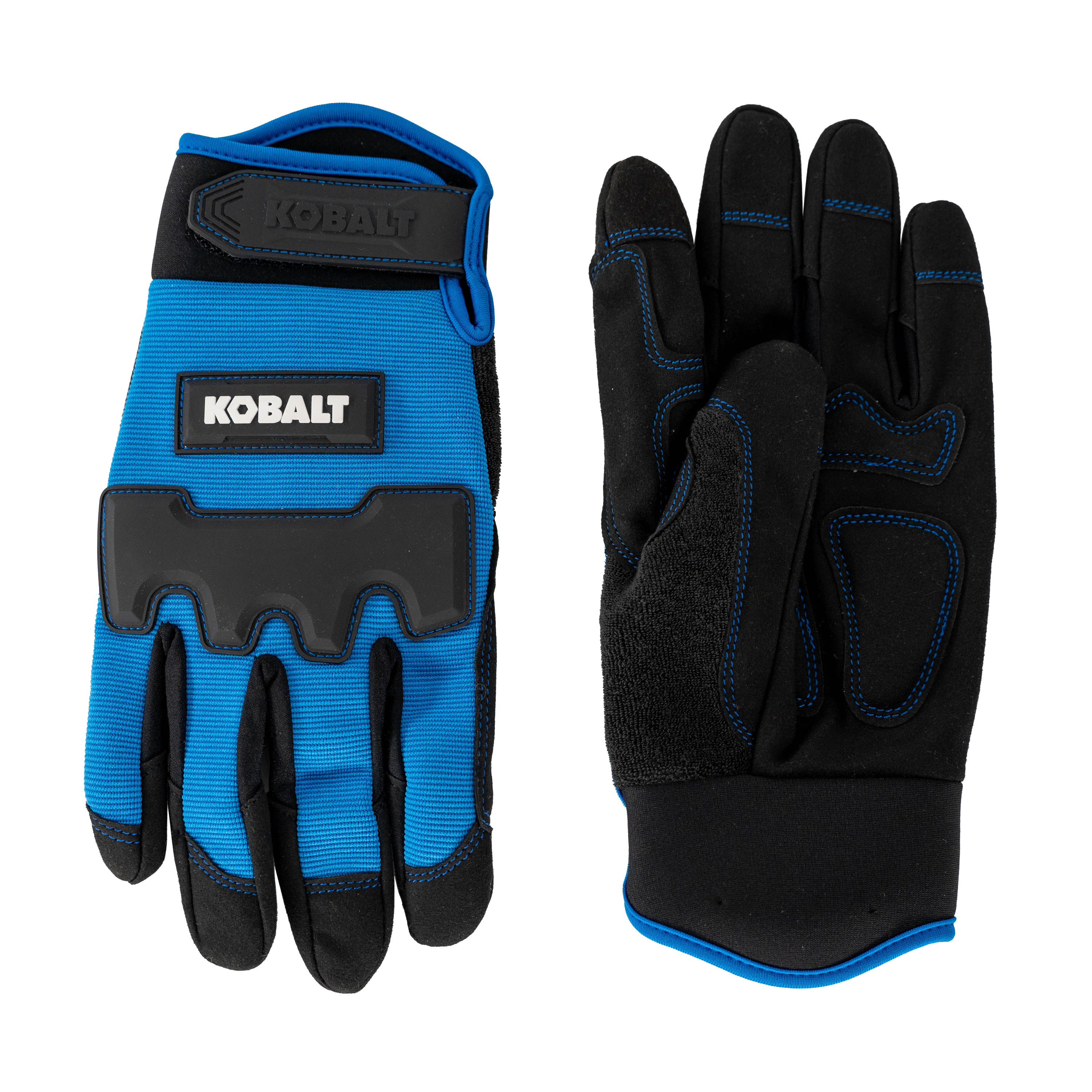 Kobalt Large Synthetic Leather Safety Gloves, (1-Pair) in the Work