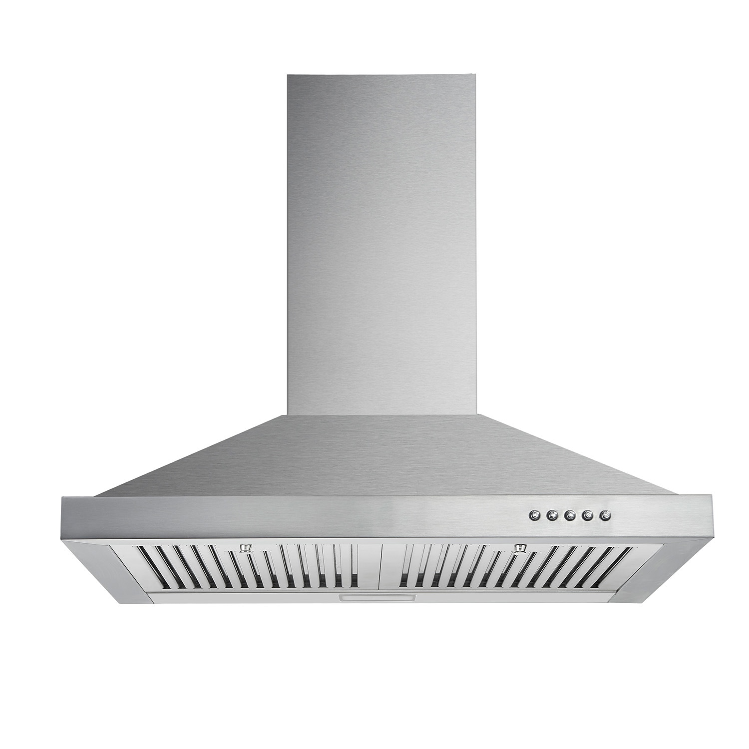 Kahomvis GEHT-DOQP-JZY 30 inch Ducted 450-CFM Recirculating Brushed Stainless Steel Wall-Mounted Range Hood
