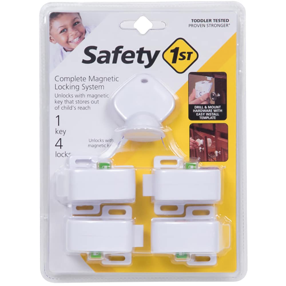 Safety 1st HS132 (HS1320500) Complete Magnetic Locking System for