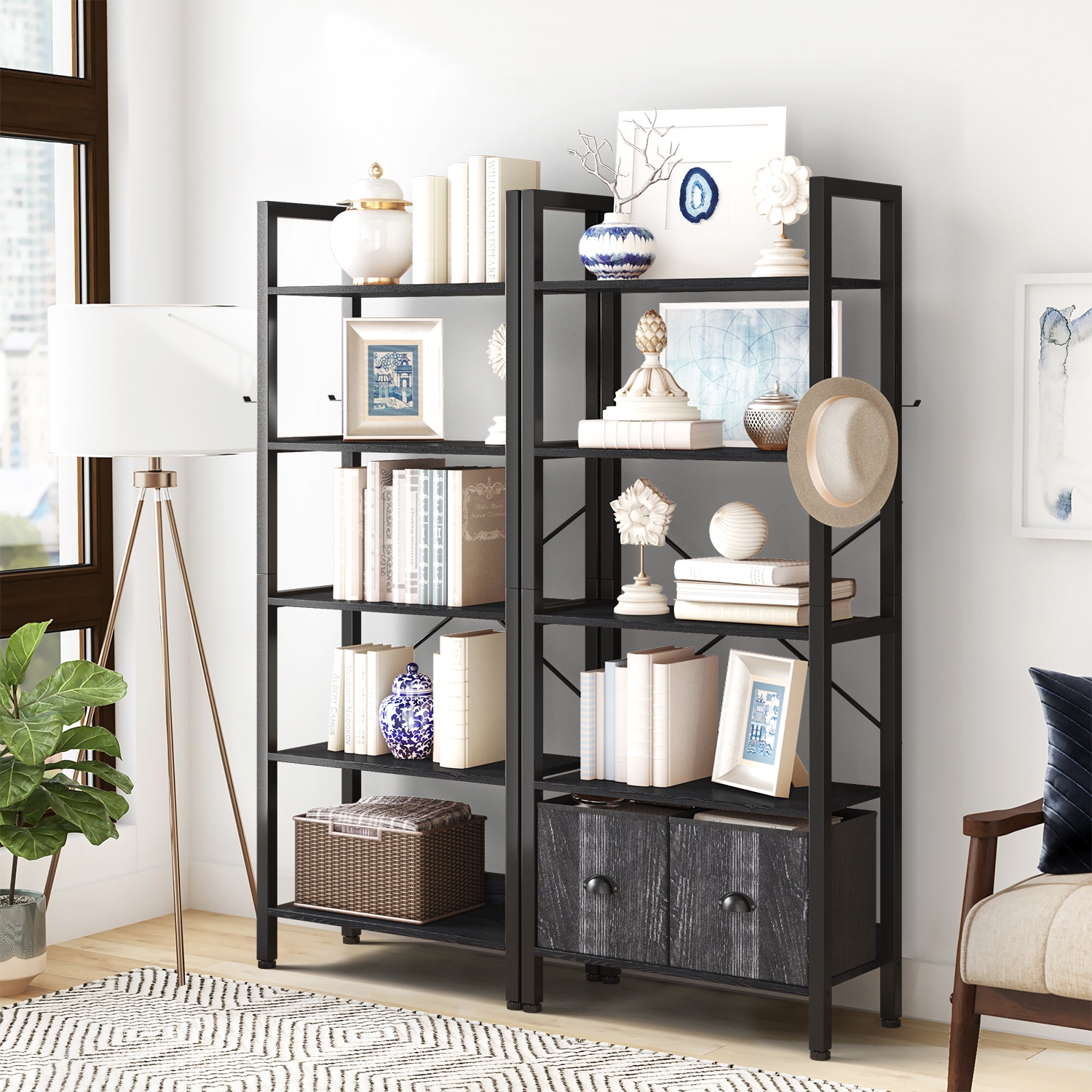 AOXUN H14035BR bookcases - View #8