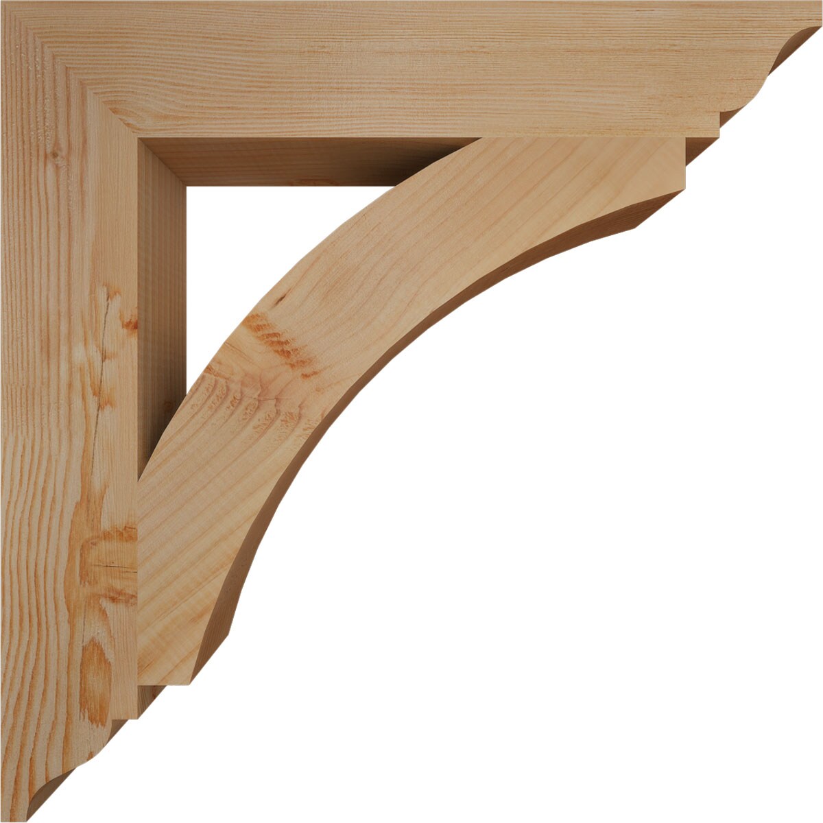 Ekena Millwork BKT04X24X24THR01SDF Exterior-Brackets-Braces - View #3