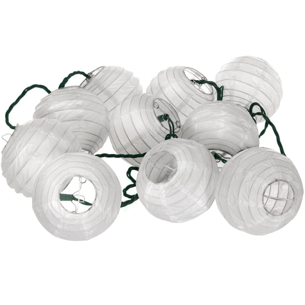 Red Lantern LMPMARWHT 10-ft Plug-in White Indoor String Light with 10 White-Light Standard Bulbs