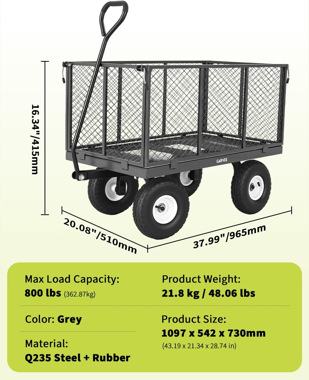 Garvee HQ-7-G3-54PP-4GJ3 Yard-Carts - View #2