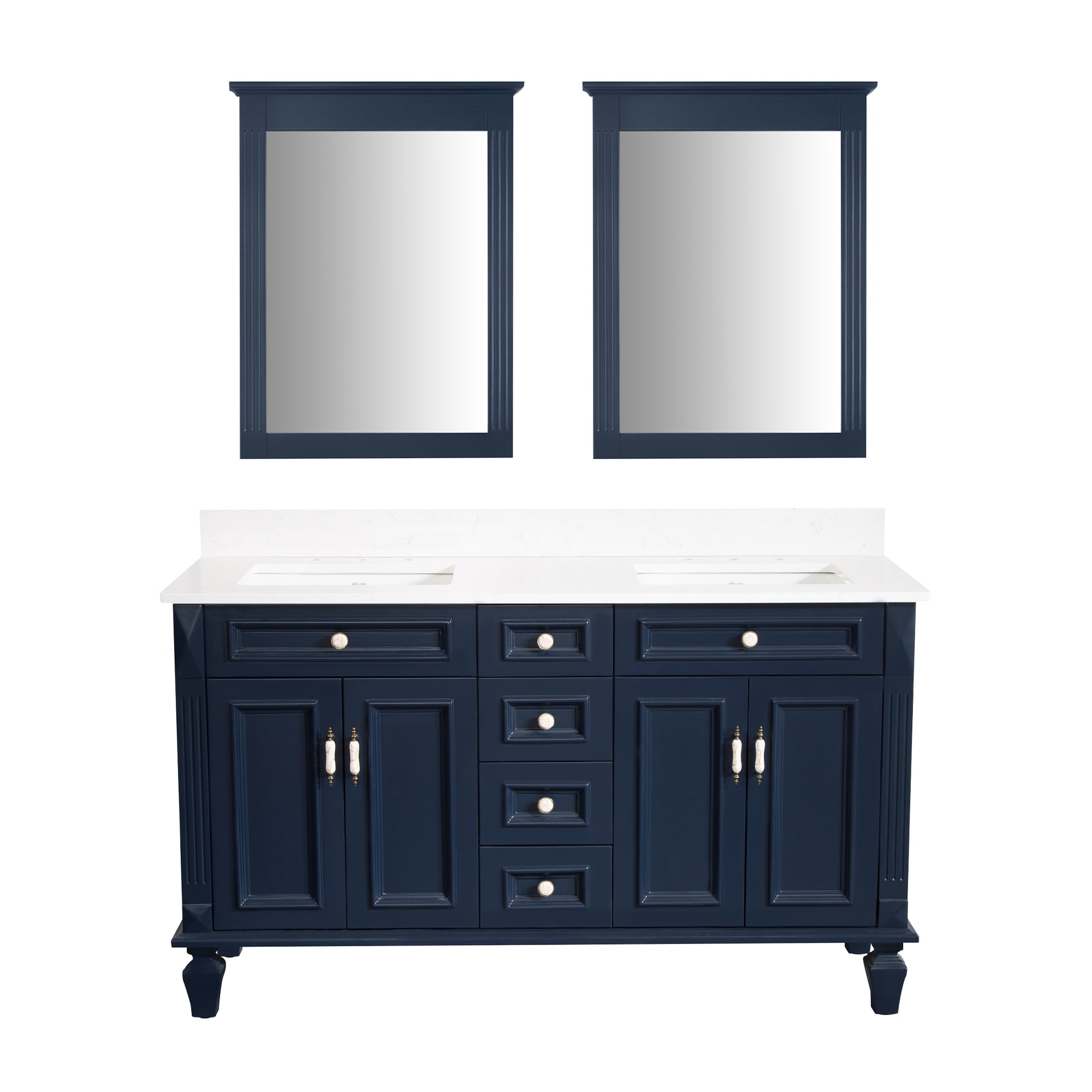 WELLFOR VEX-60TBL Bath-Vanity-Combo - View #3