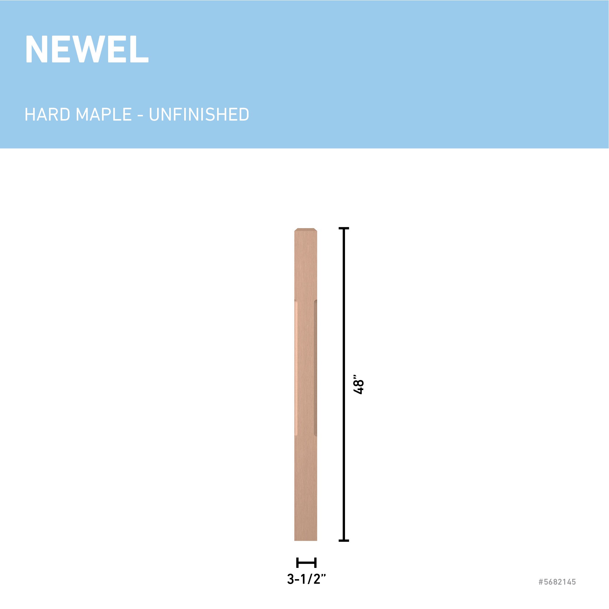 L.J. Smith Stair Systems LJC-4000-HM Interior-Stairpart-Newel-Posts - View #3