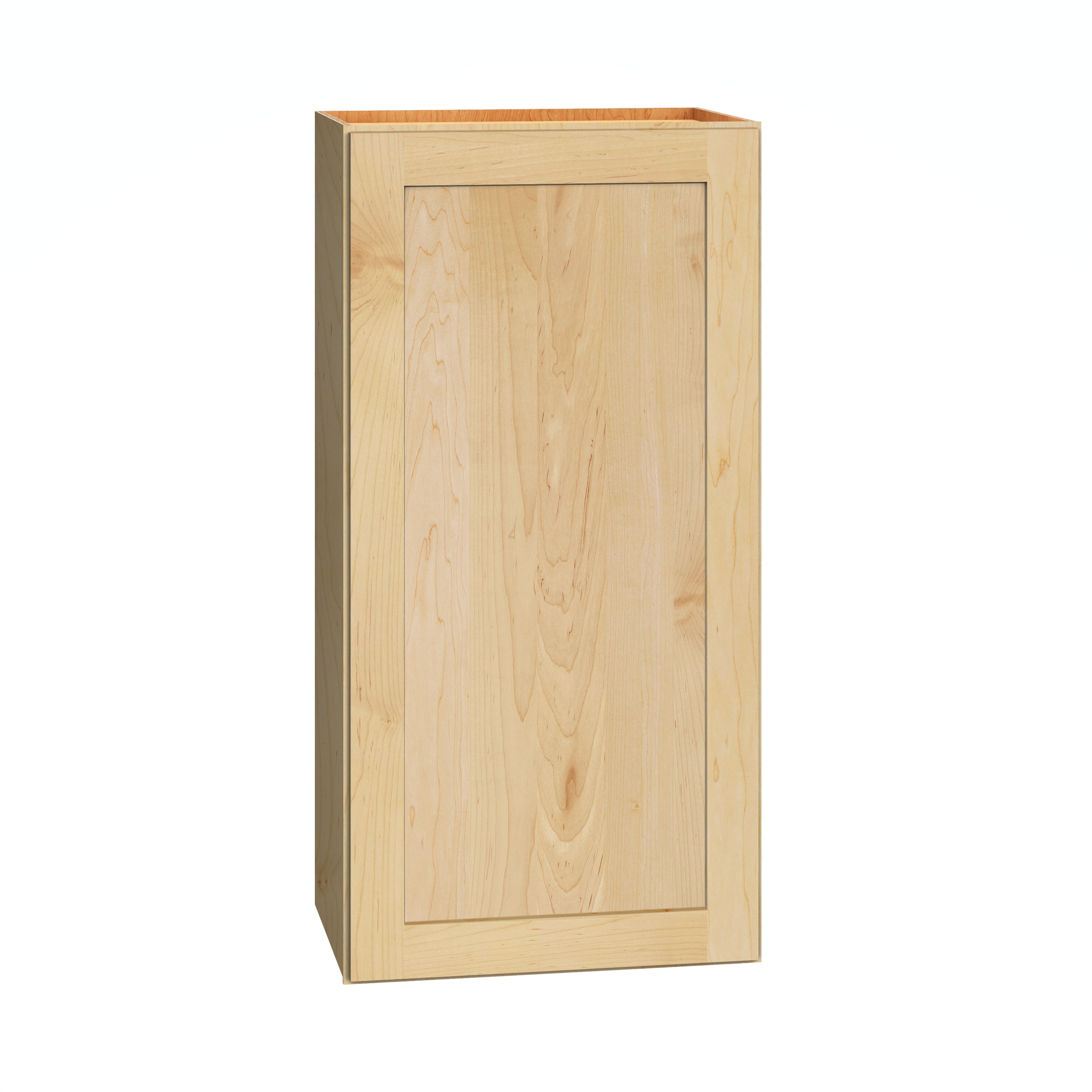 Diamond Express 62J-W1836R Jamestown 18-in W x 36-in H x 12-in D Natural Light Brown Wall Fully assembled Plywood Cabinet Recessed Panel Shaker