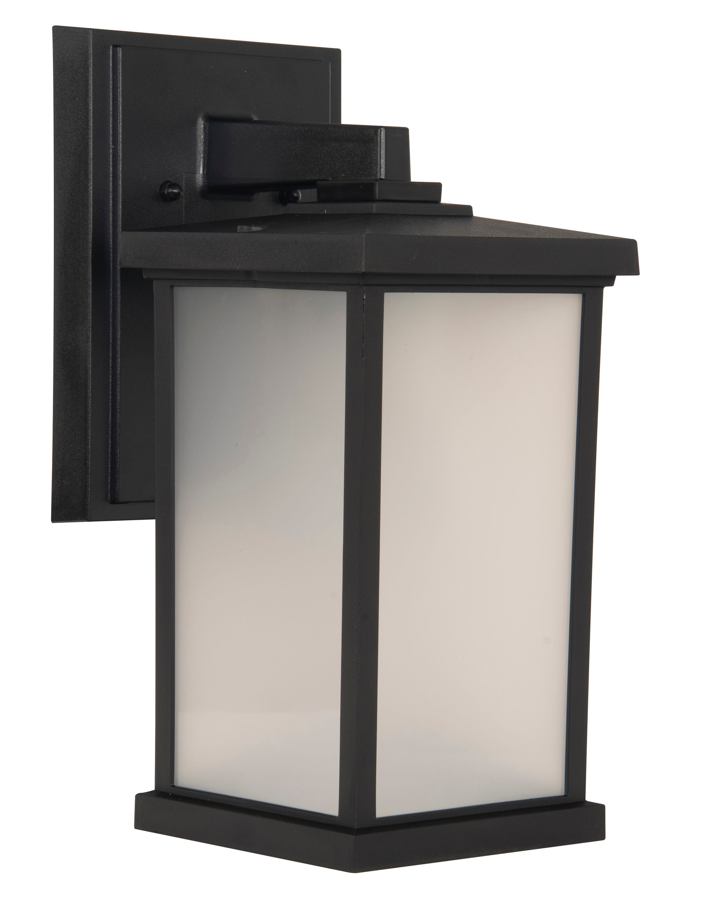 Craftmade ZA2414-TB Composite 1 -Light 15-in H Matte Black Hardwired Outdoor Wall Light