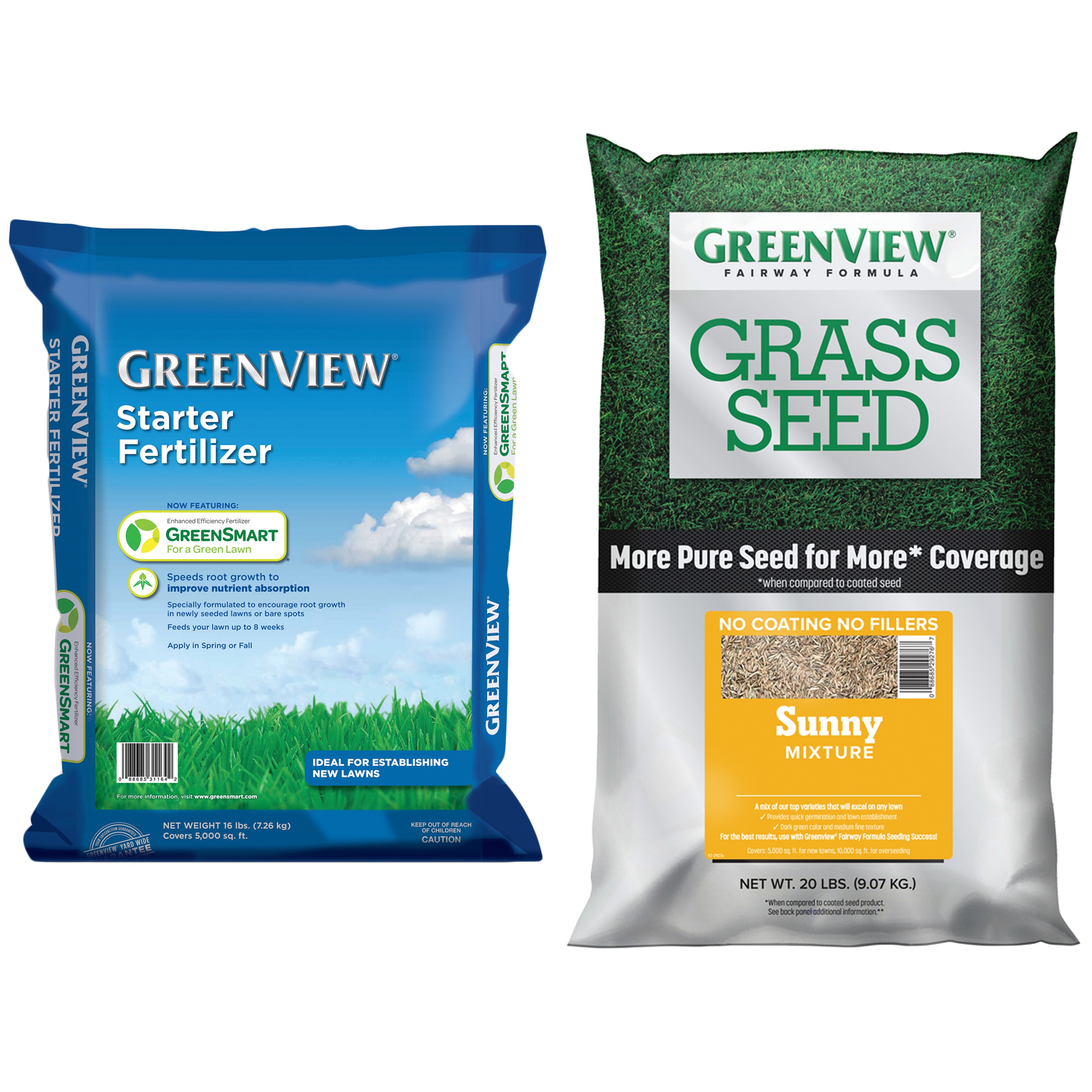 Shop Greenview Fairway Formula Sunny Grass Seed with Starter Fertilizer ...