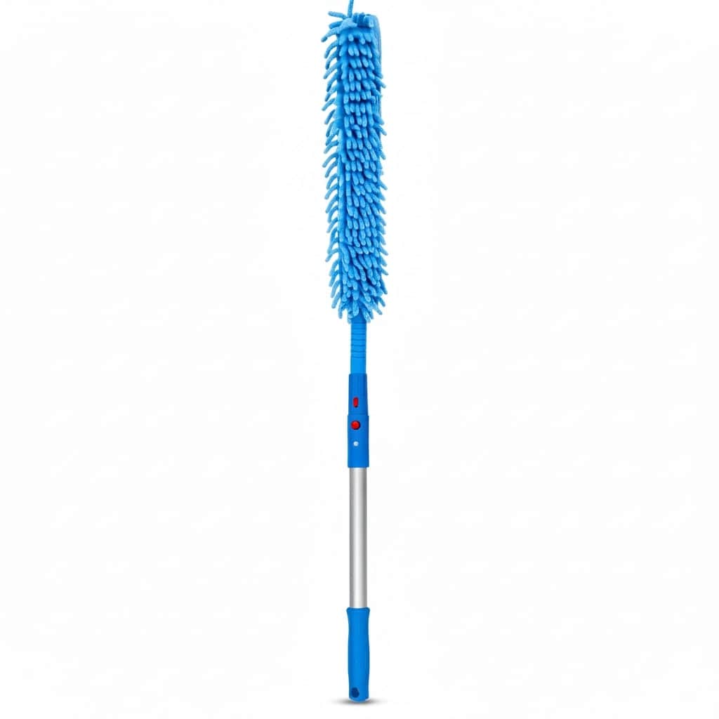 Gritt Commercial  22-In Flexible Wand Duster With Microfiber and Chenille Sleeve and 20-Inch Aluminum Pole