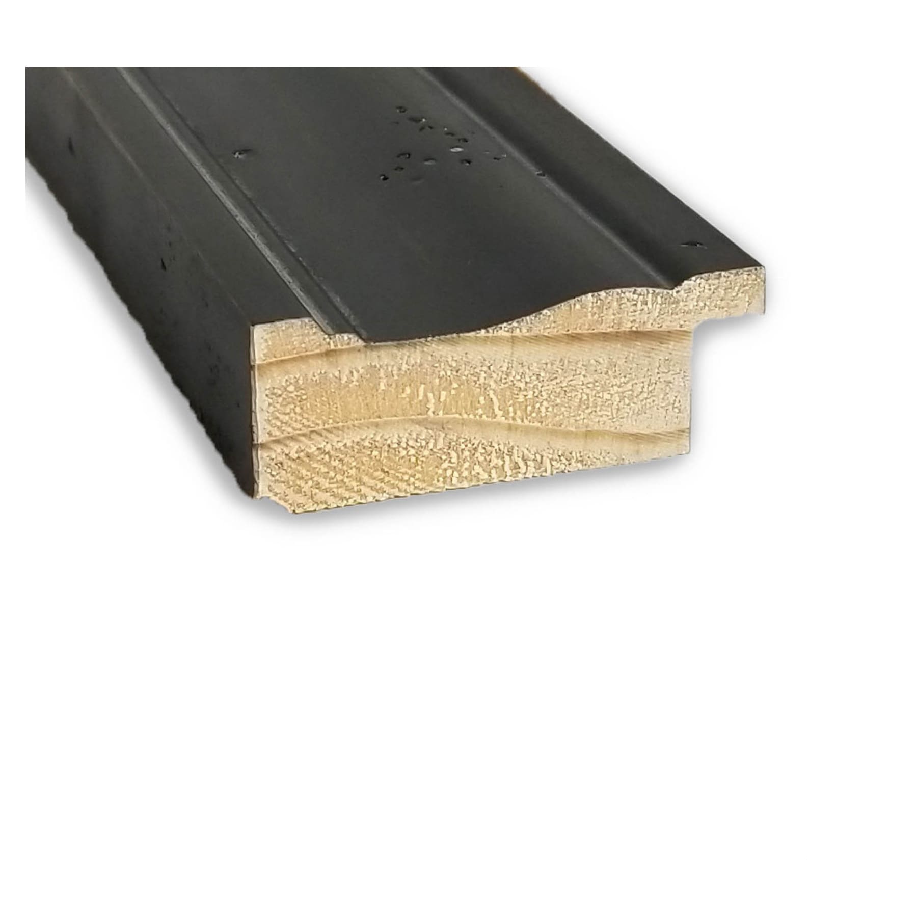 Rustic Black Pine Rectangular Beveled Bathroom Vanity Mirror