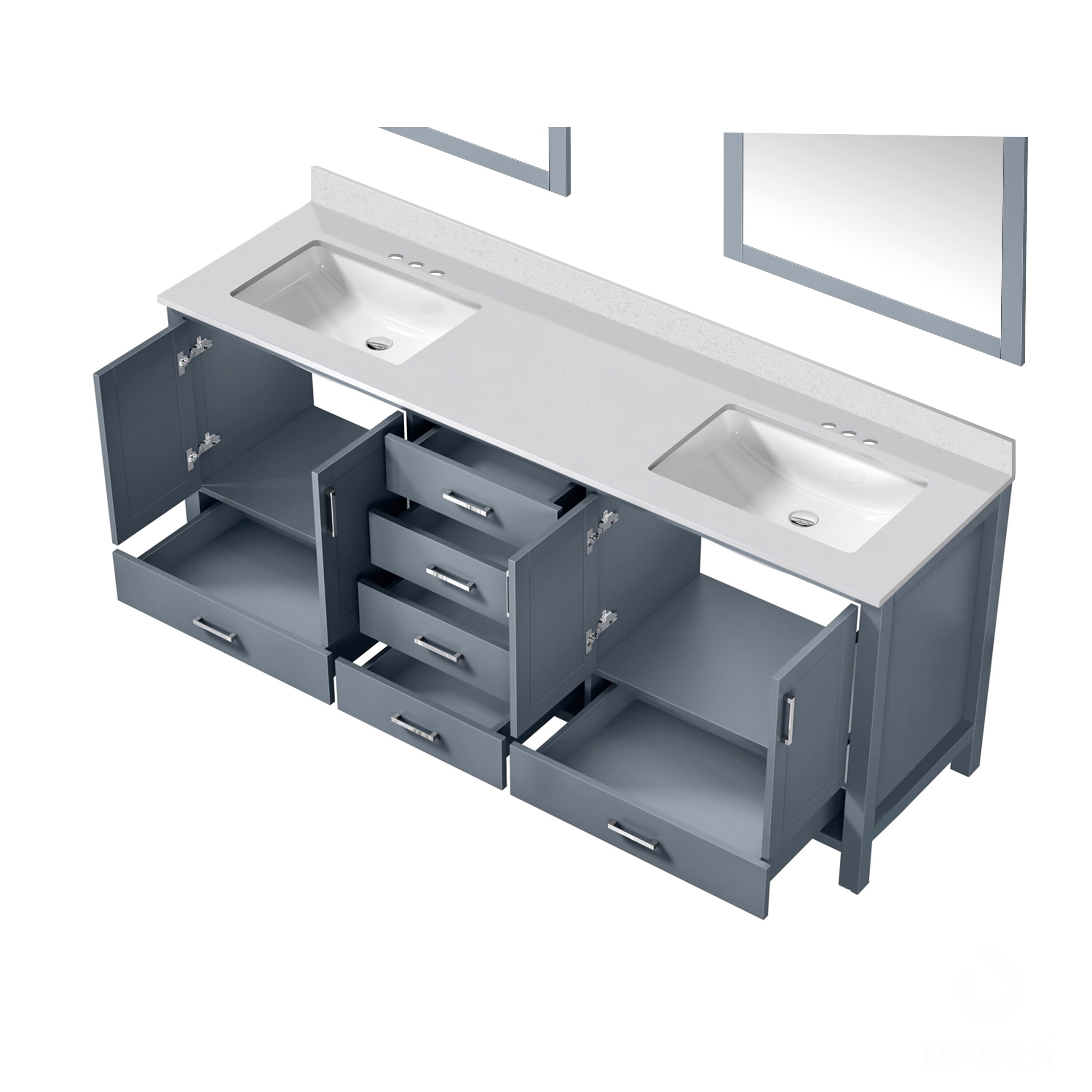 Lexora LVJ80DB310 Bath-Vanity-Combo - View #5