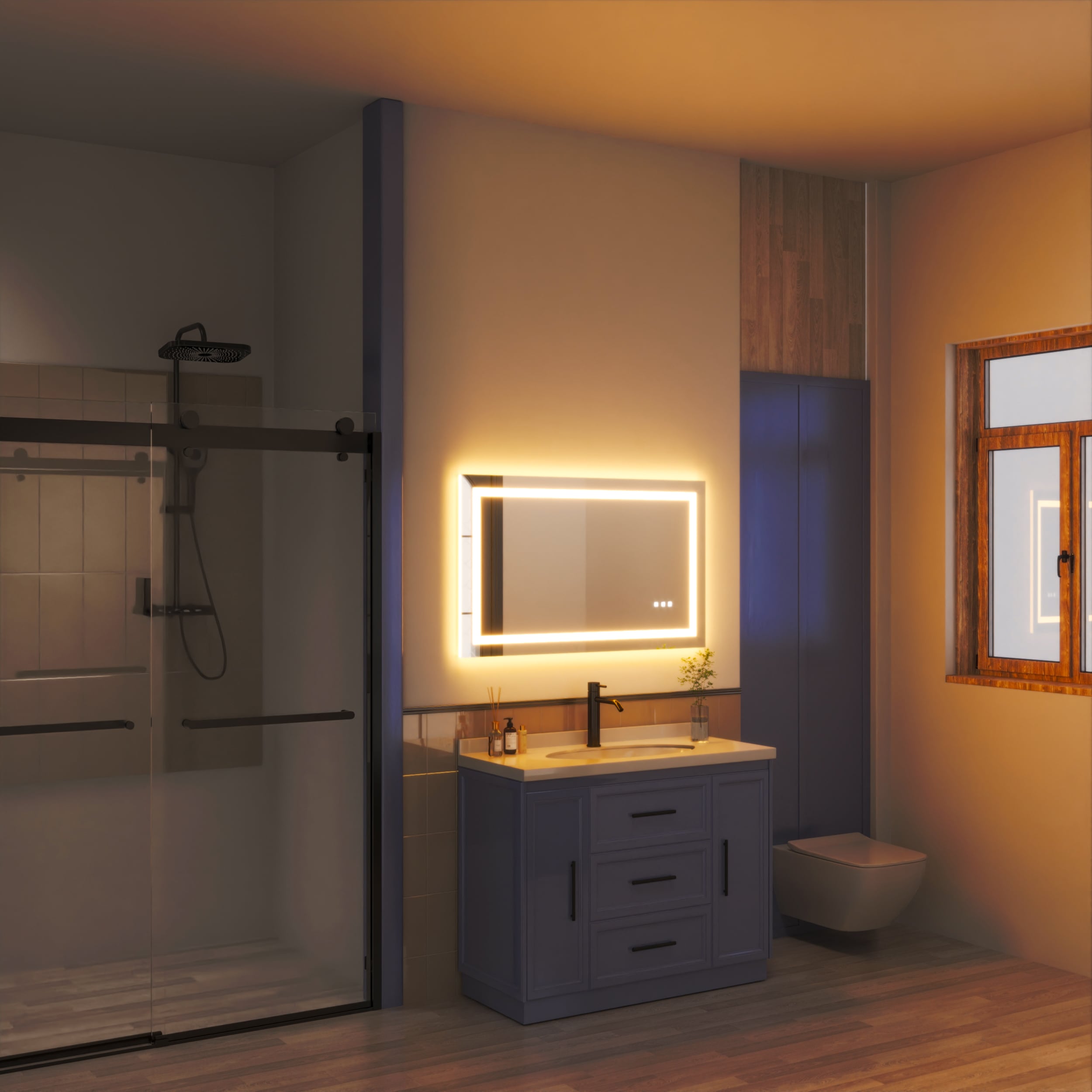 waterpar WPLO-2448 Framed-Bath-Mirrors - View #3