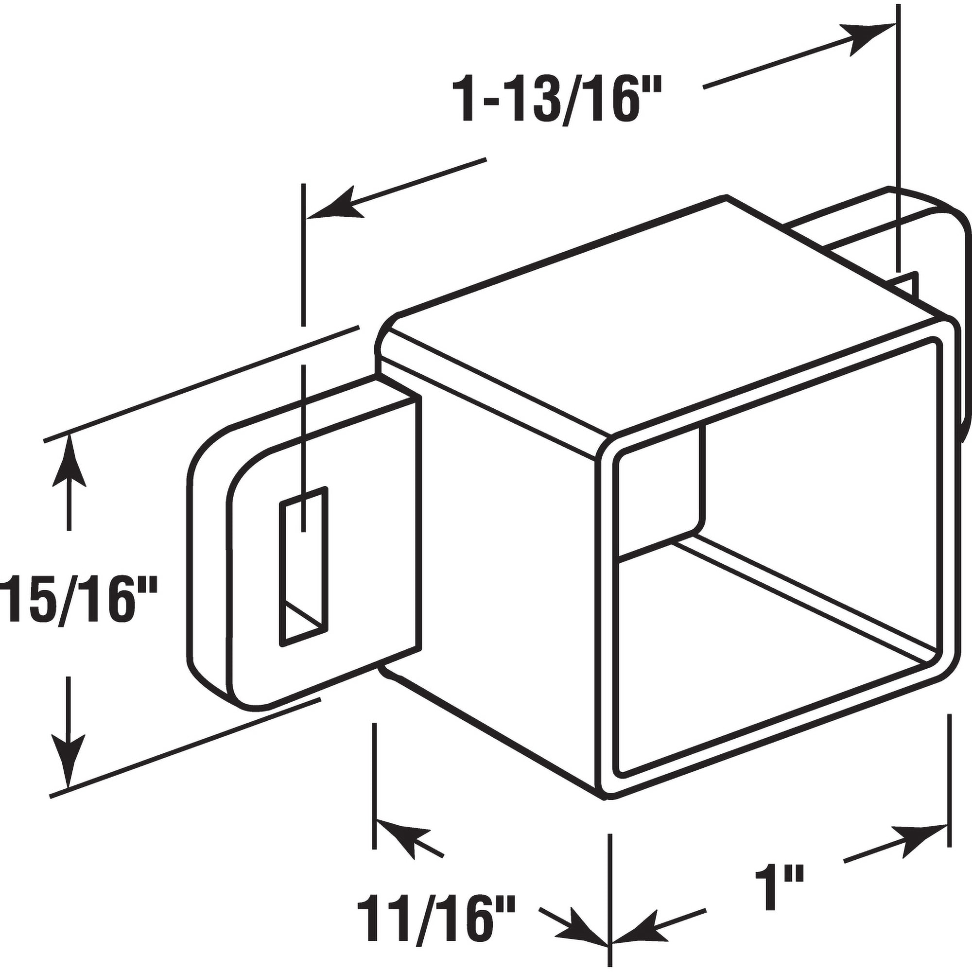Prime-Line R 7143 Drawer-Hardware - View #2