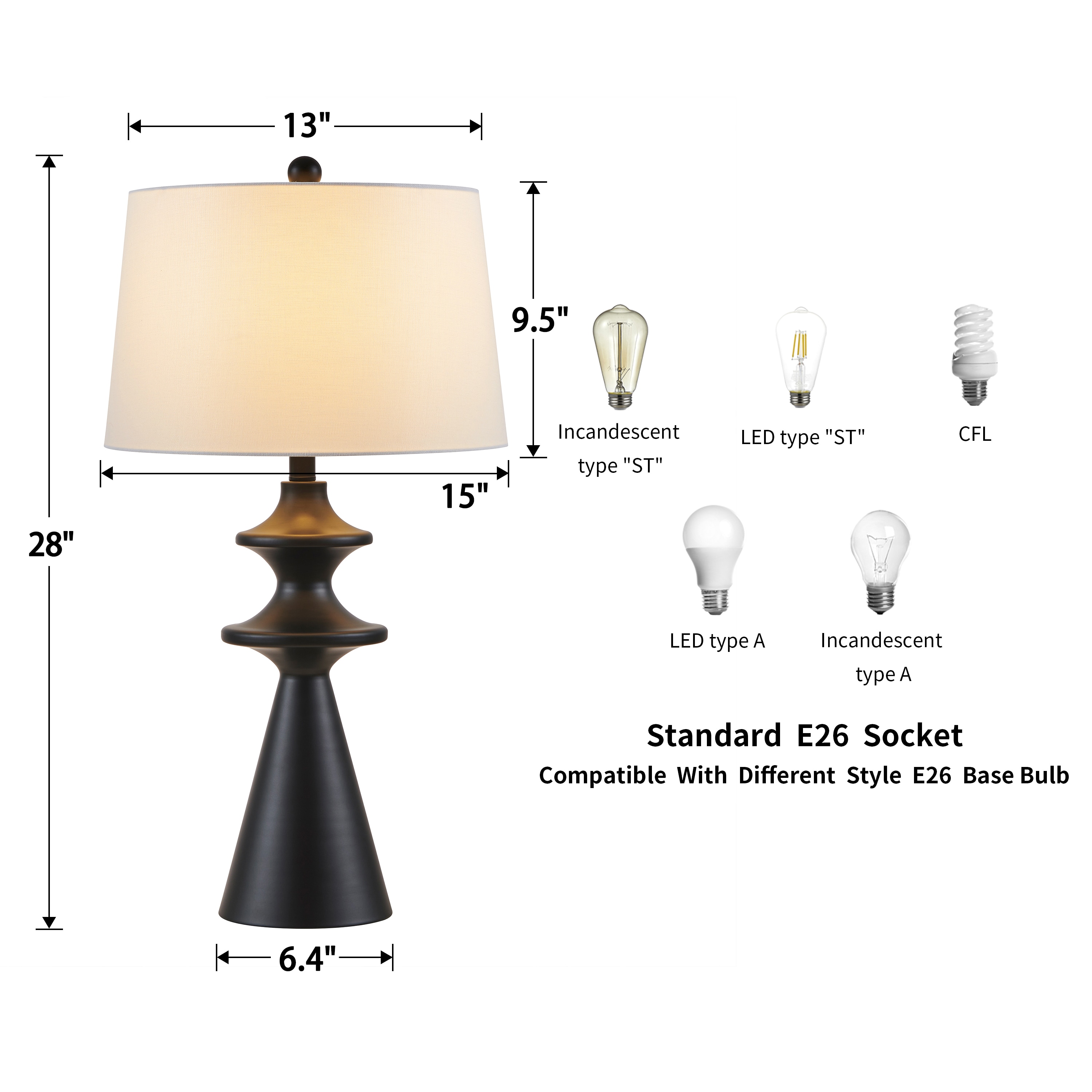 KAWOTI 21333 Table-Lamps - View #5