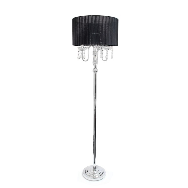 Black Floor Lamp In The Lamps, What Size Lamp Shade Fits A Floor
