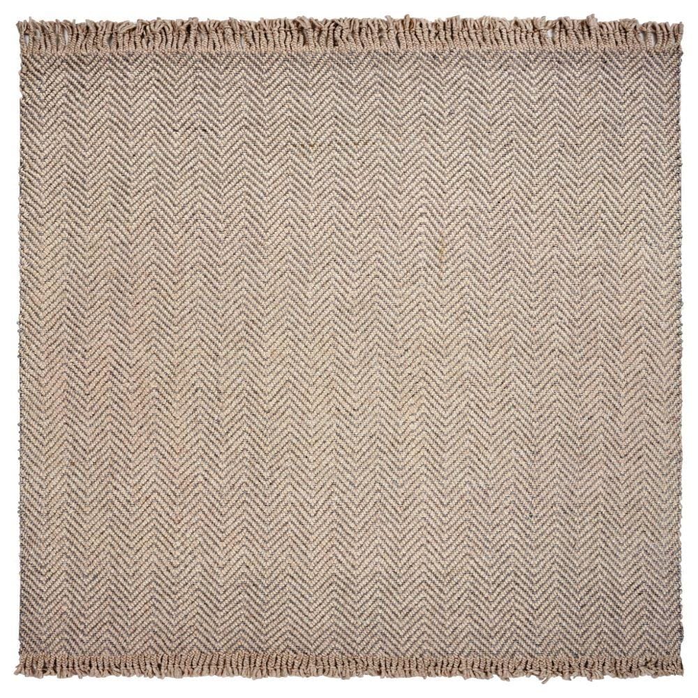 HomeRoots 350266 Bernadette 8 X 11 (ft) Wool Natural Indoor Abstract Area Rug