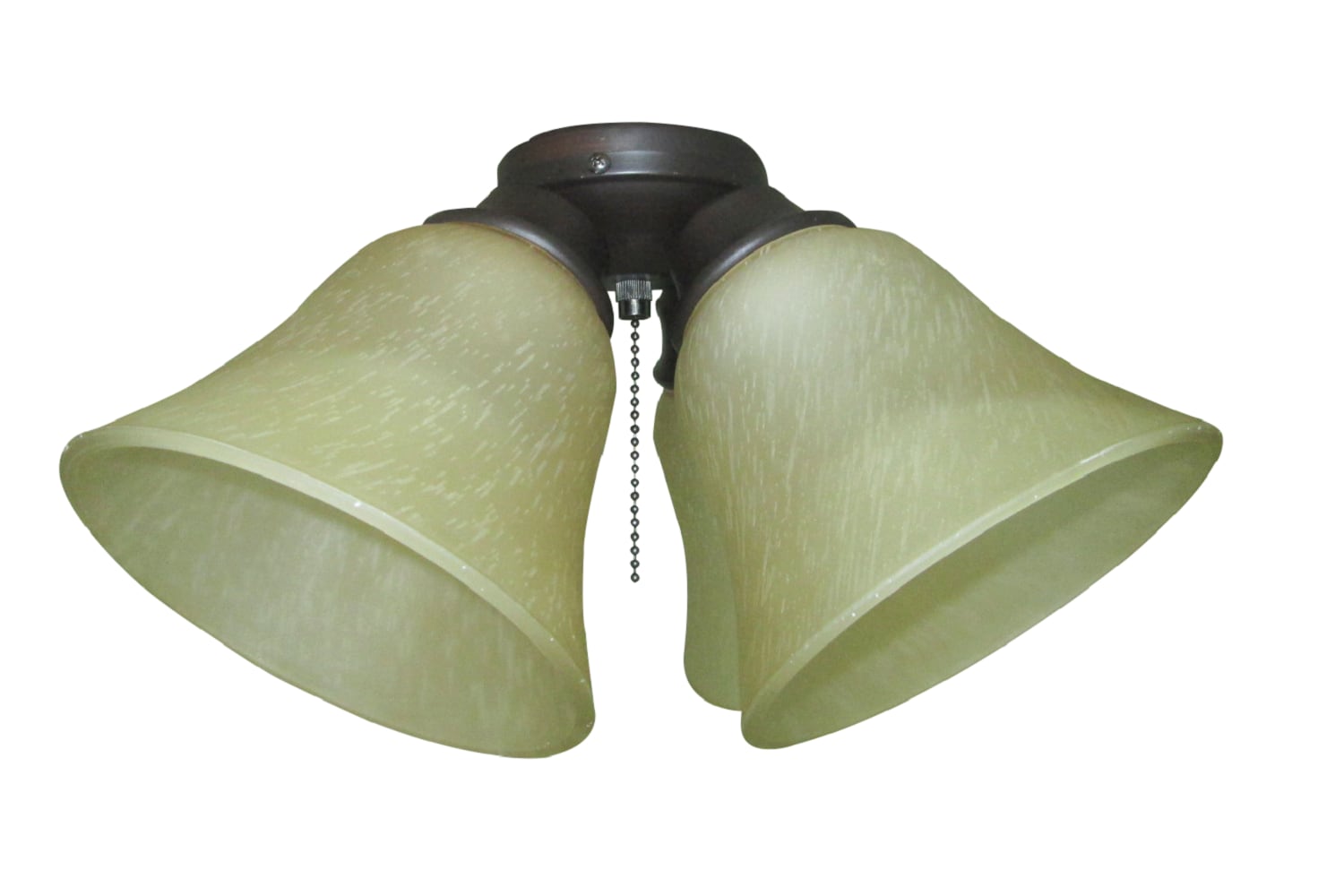 Harbor Breeze EC635BRZ Universal 11.5-in 4 -Light Bronze Incandescent Ceiling Fan Light Kit