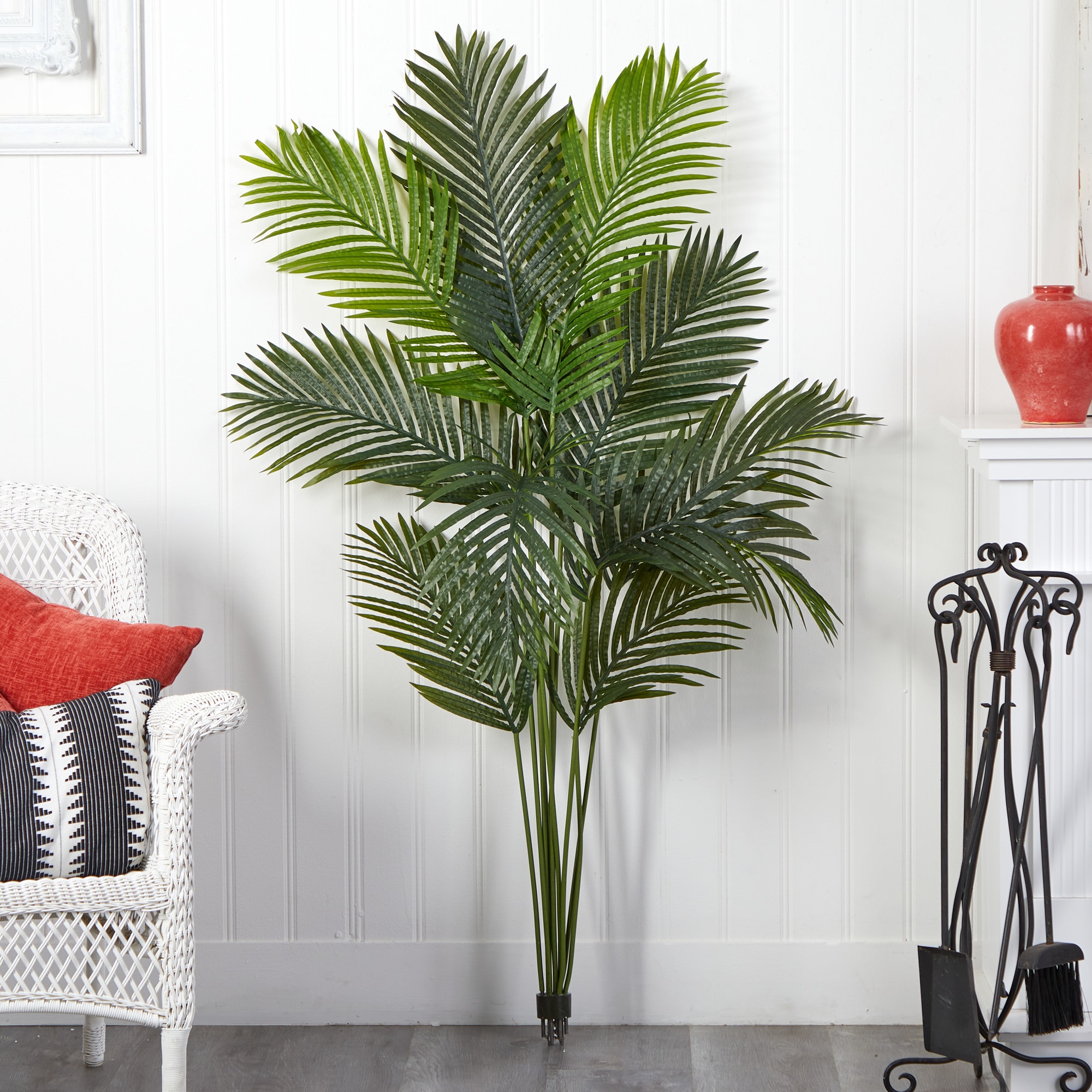 Nearly Natural 60 In Green Indoor Palm Artificial Tree In The   65408082 