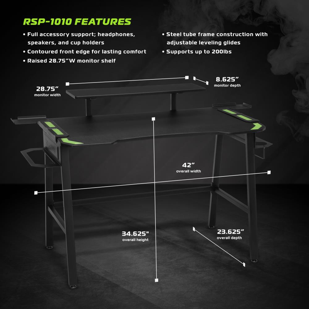 RESPAWN RSP-1010-GRN desks - View #3
