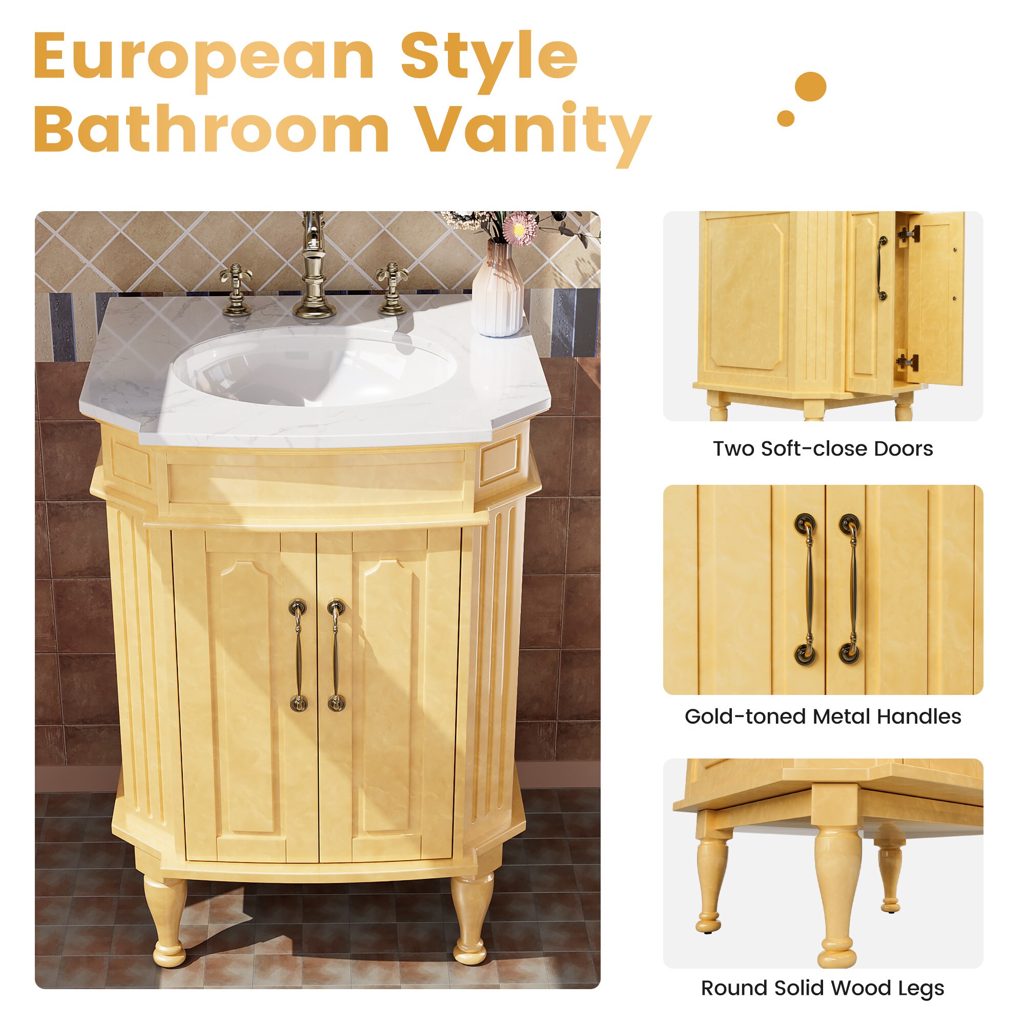 JEAREY JE-XNELD-1-DK Bath-Vanity-Combo - View #6