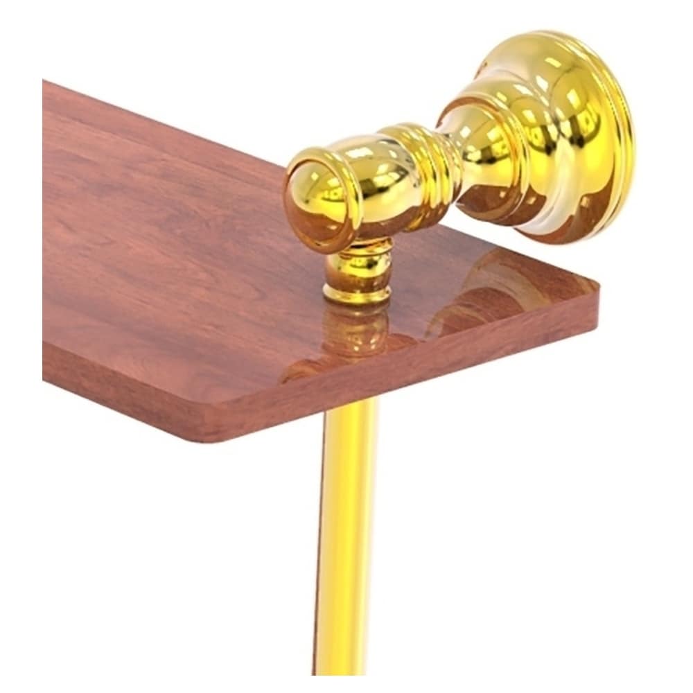 Allied Brass CL-5-22TB-IRW-PB Bathroom-Shelves - View #2