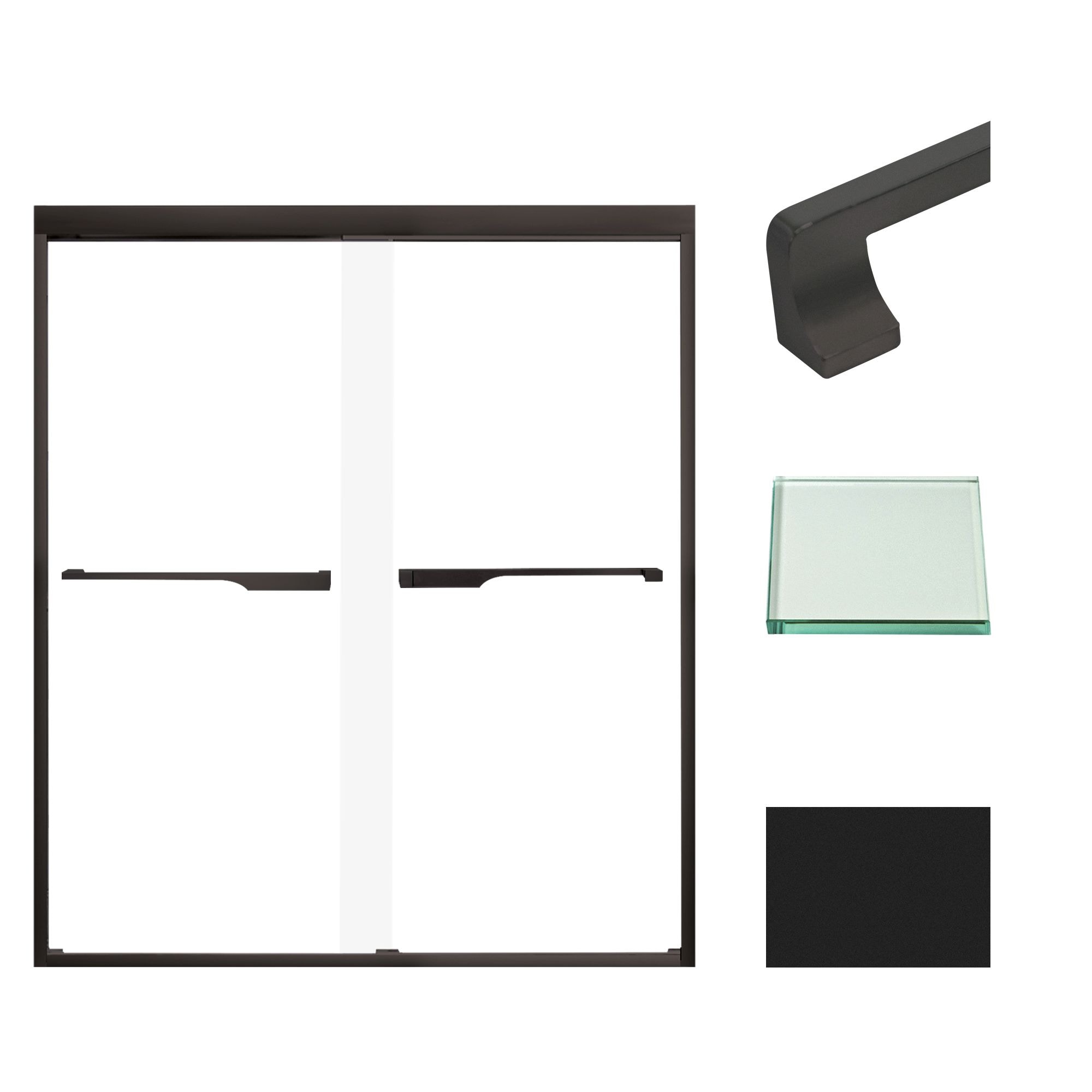 Transolid FBPT607008C-J-MB Shower-Doors - View #2