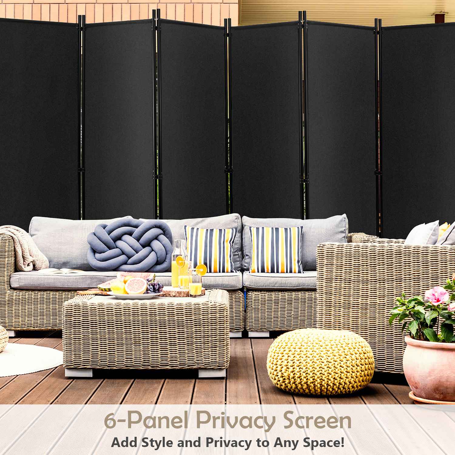 Costway CSHY003417 Indoor-Privacy-Screens - View #2